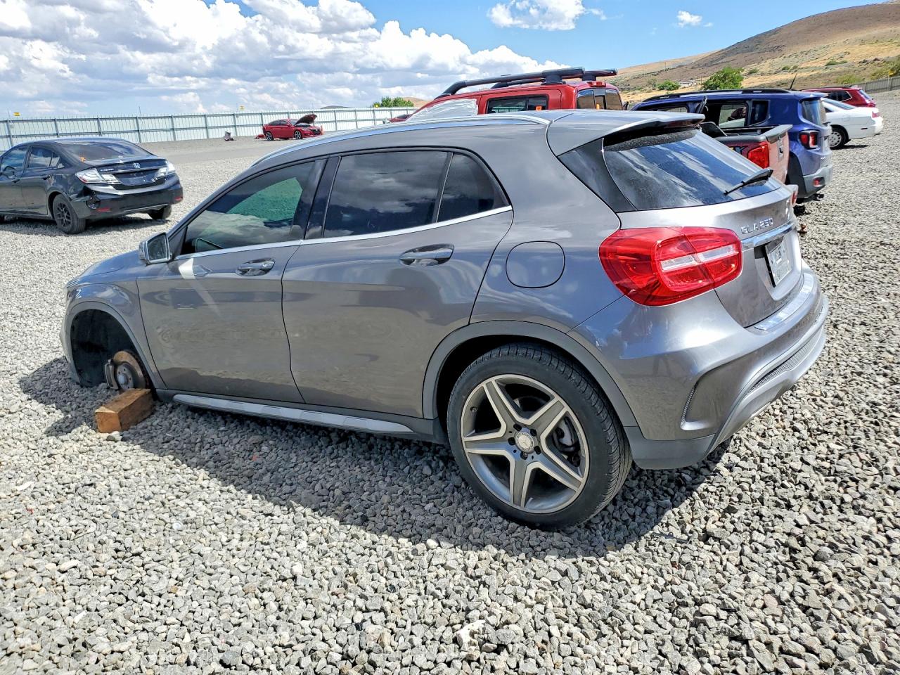 2015 Mercedes-benz Gla 250 4matic Gray vin: WDCTG4GB4FJ077104