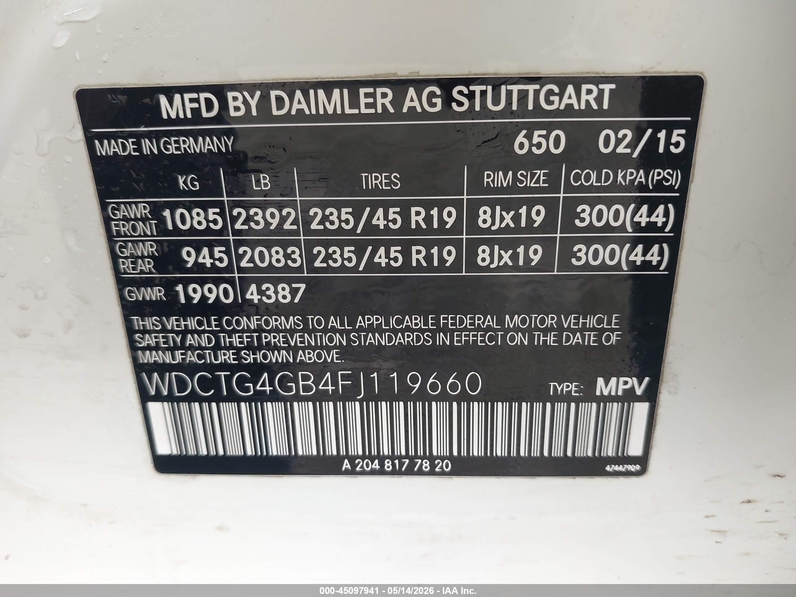 2015 Mercedes-benz Gla 250 4matic White vin: WDCTG4GB4FJ119660