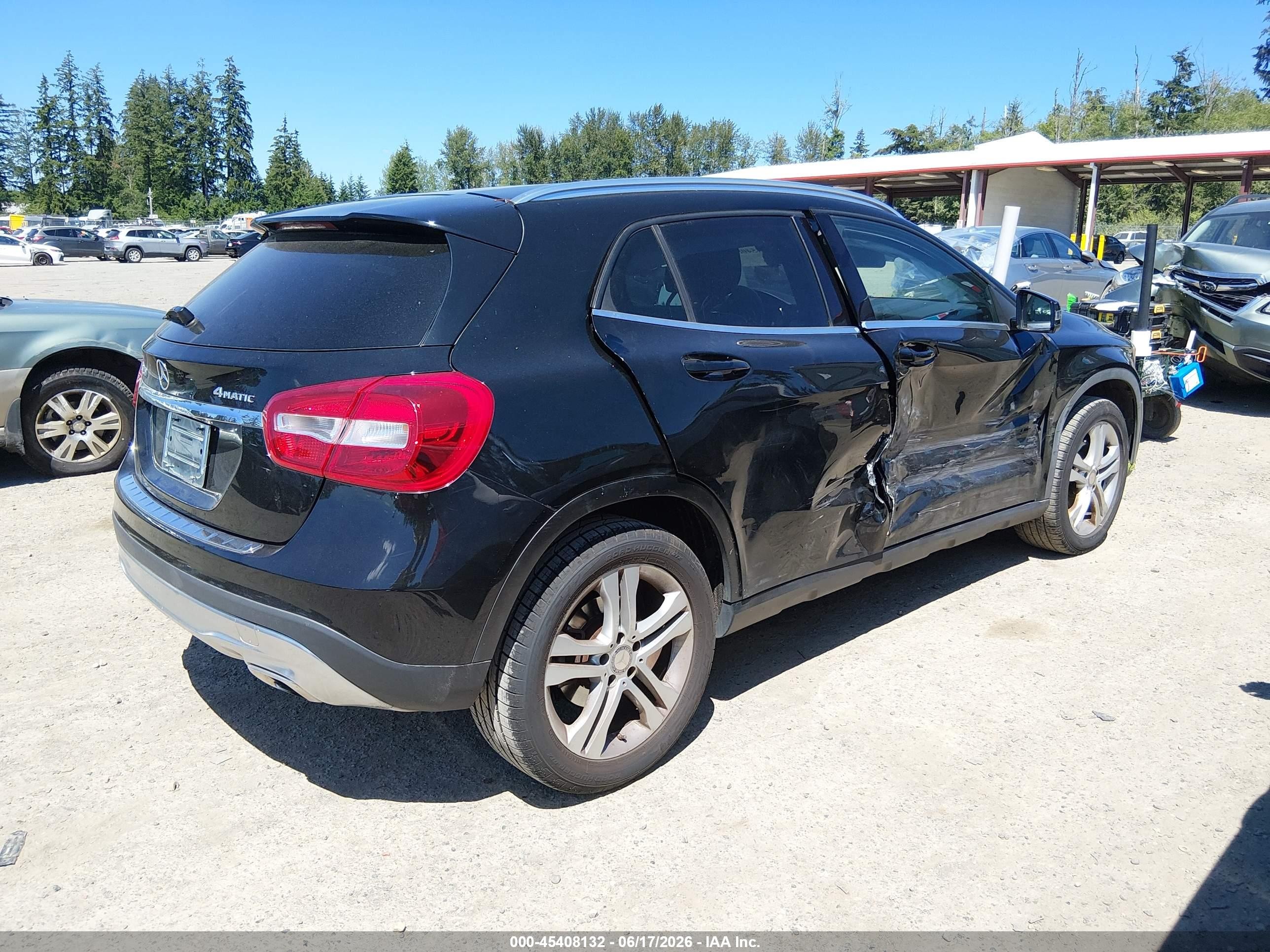 2015 Mercedes-benz Gla 250 4matic Черный vin: WDCTG4GB5FJ033323