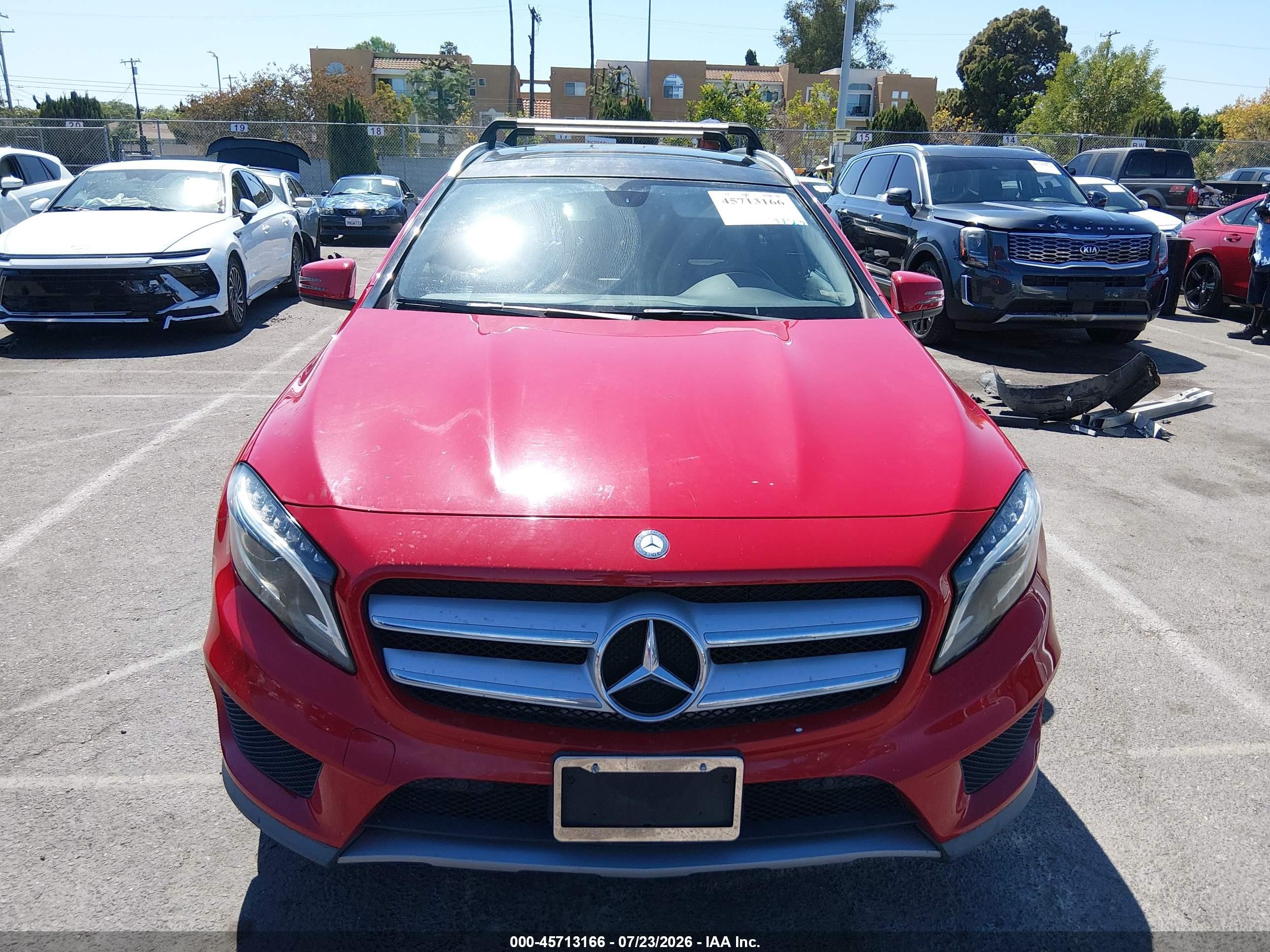2015 Mercedes-benz Gla 250 4matic Red vin: WDCTG4GB5FJ051272