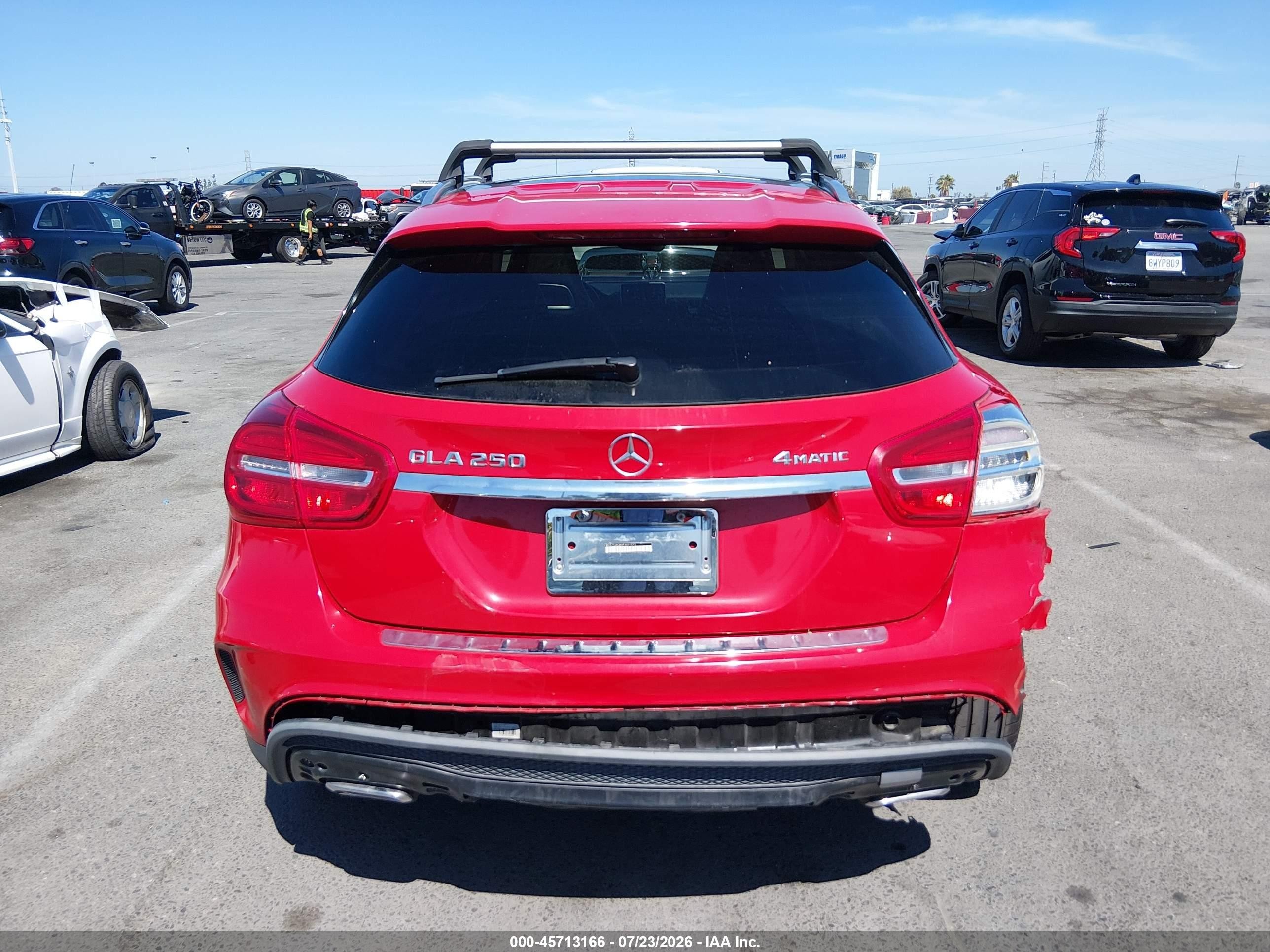2015 Mercedes-benz Gla 250 4matic Red vin: WDCTG4GB5FJ051272