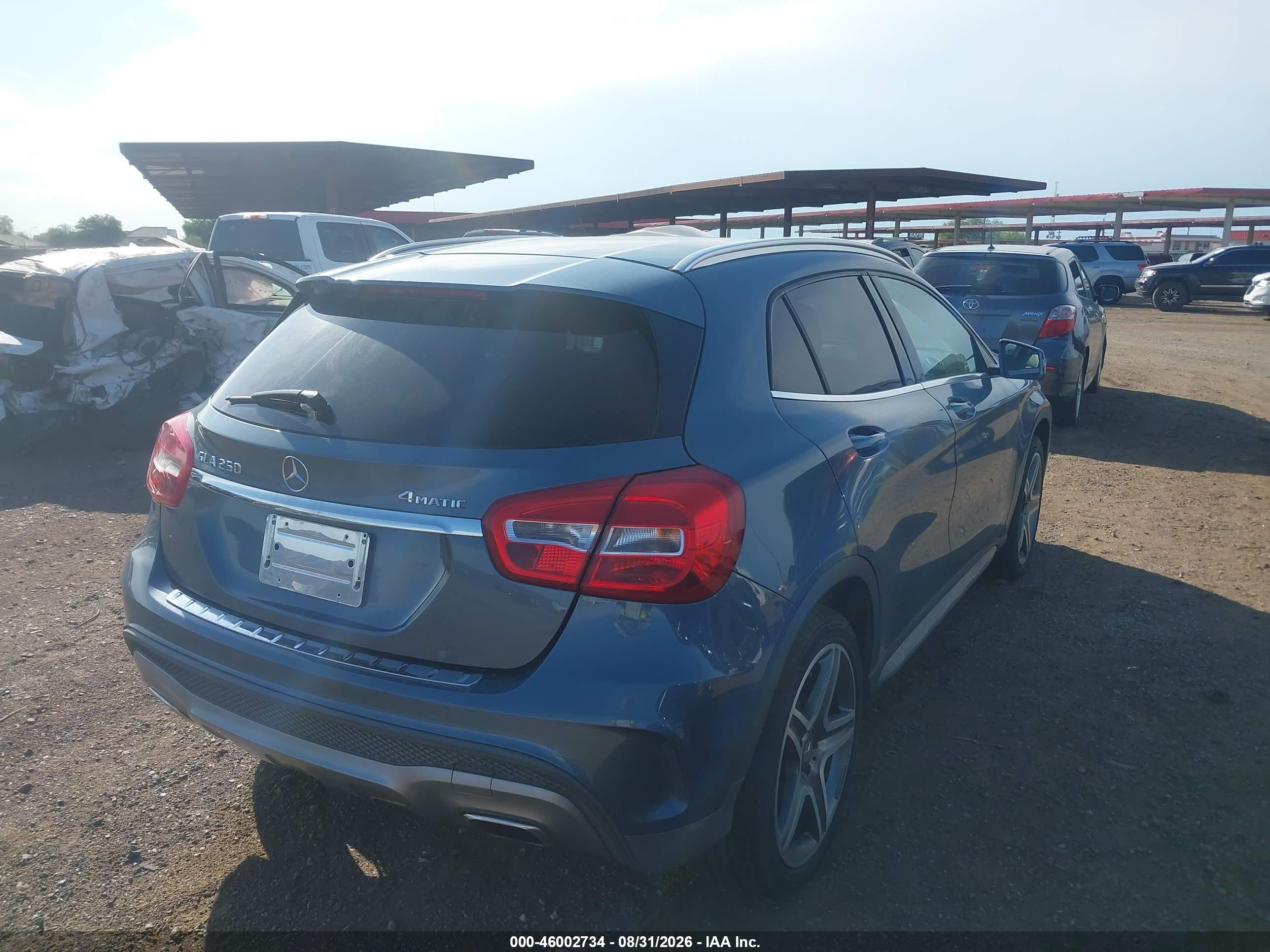 2015 Mercedes-benz Gla 250 4matic Light Blue vin: WDCTG4GB5FJ066094