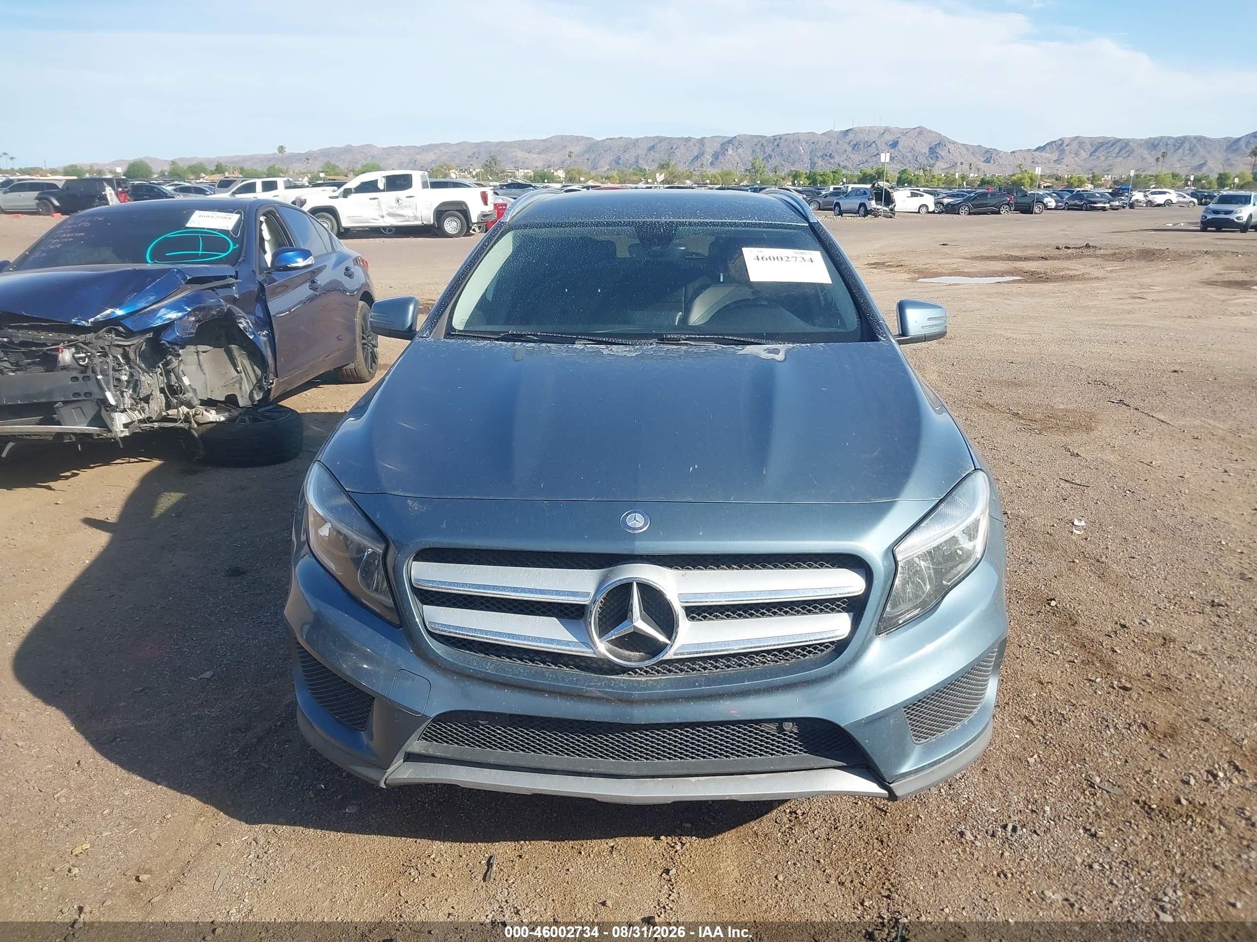 2015 Mercedes-benz Gla 250 4matic Light Blue vin: WDCTG4GB5FJ066094