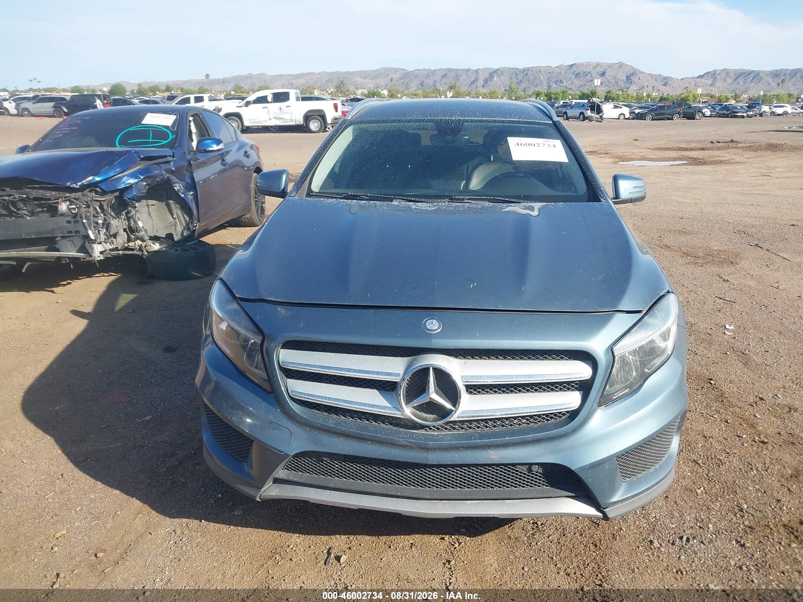 2015 Mercedes-benz Gla 250 4matic Light Blue vin: WDCTG4GB5FJ066094