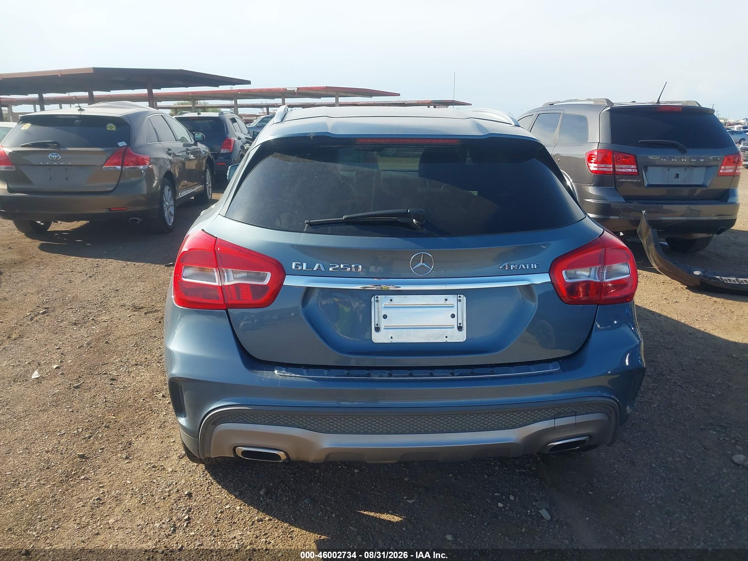 2015 Mercedes-benz Gla 250 4matic Light Blue vin: WDCTG4GB5FJ066094