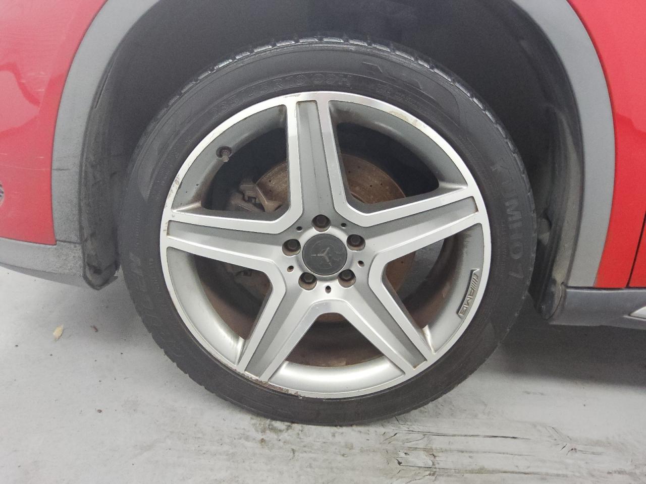 2015 Mercedes-benz Gla 250 4matic Red vin: WDCTG4GB5FJ095739 Damage: Left Front Wheel, Curb Rash, > 12 Inches