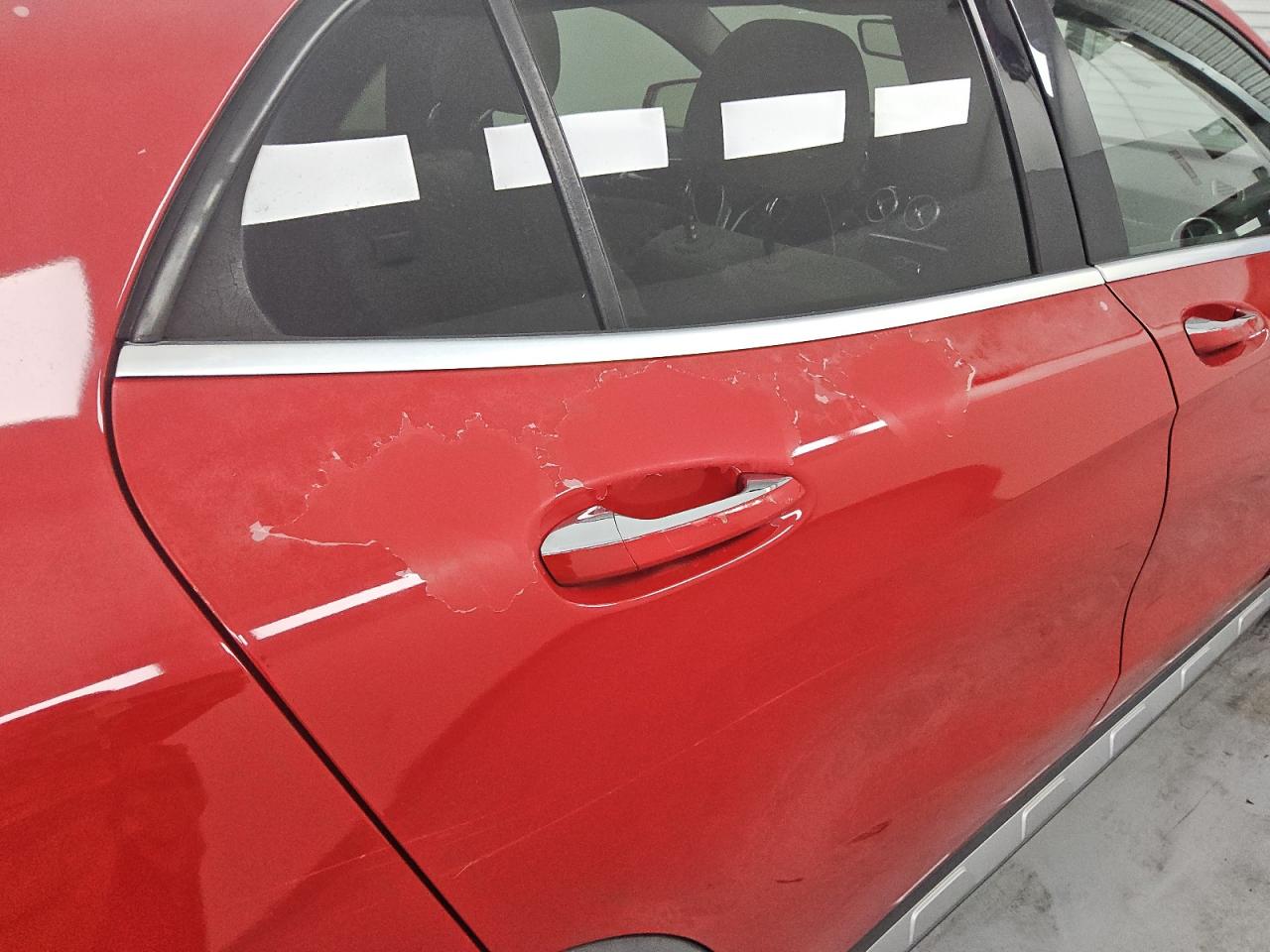 2015 Mercedes-benz Gla 250 4matic Red vin: WDCTG4GB5FJ095739 Damage: Right Rear Door, Previous Repair, Substd Peeling