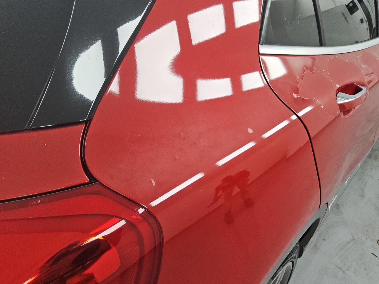 2015 Mercedes-benz Gla 250 4matic Red vin: WDCTG4GB5FJ095739 Damage: Right Qtr Panel, Previous Repair, Substandard Repair