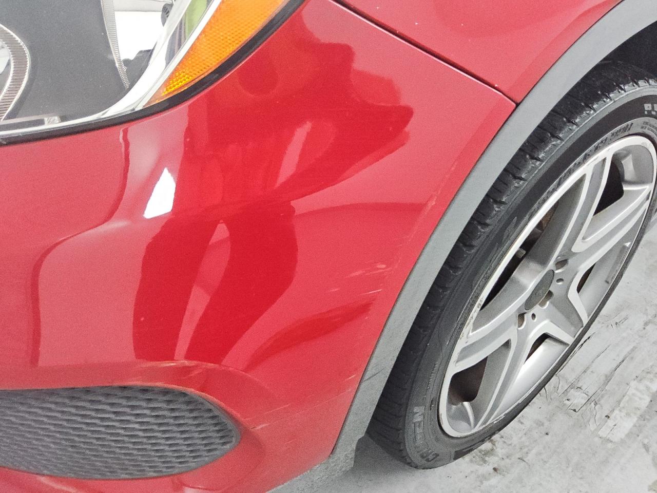 2015 Mercedes-benz Gla 250 4matic Red vin: WDCTG4GB5FJ095739 Damage: Front Bumper, Heavy Scratch, > 12 Inches