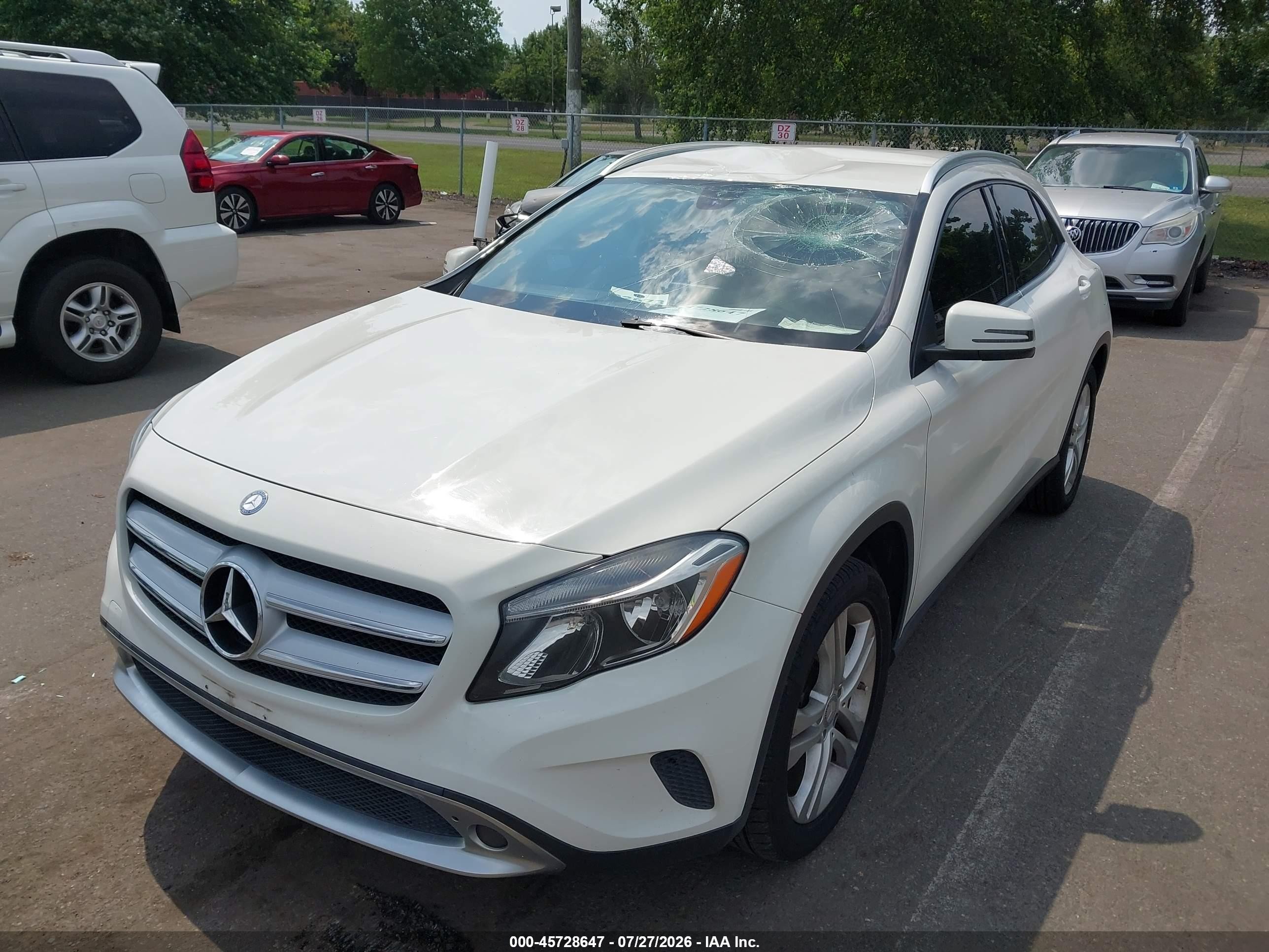 2015 Mercedes-benz Gla 250 4matic White vin: WDCTG4GB5FJ119005