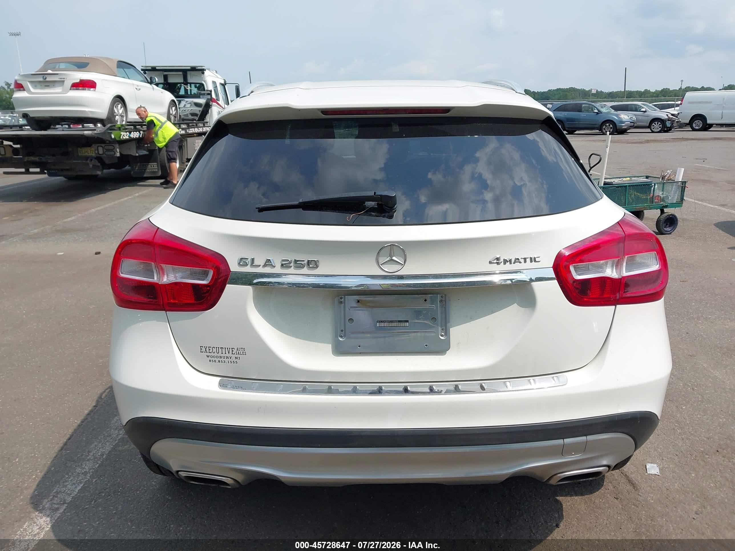 2015 Mercedes-benz Gla 250 4matic White vin: WDCTG4GB5FJ119005