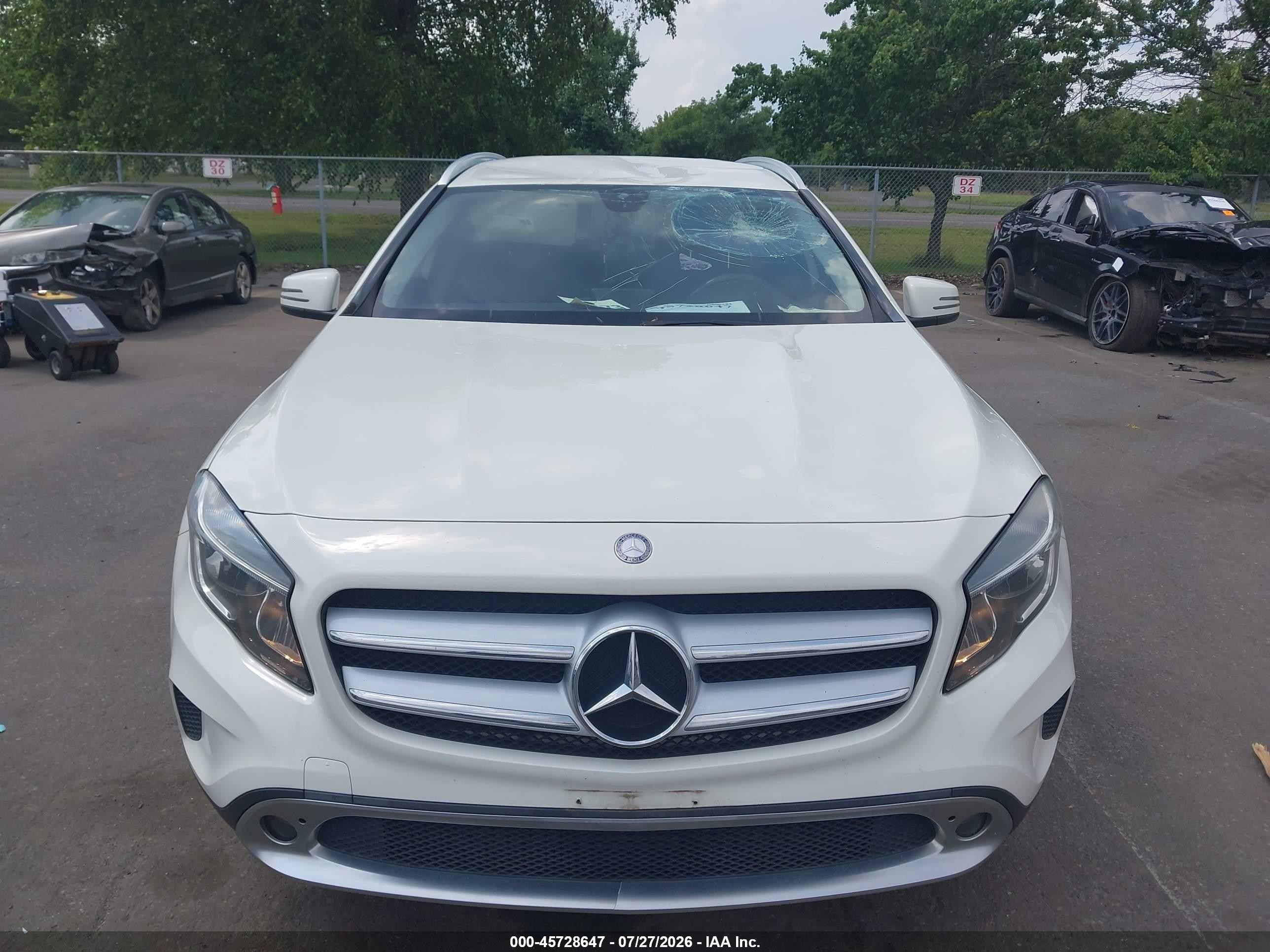 2015 Mercedes-benz Gla 250 4matic White vin: WDCTG4GB5FJ119005