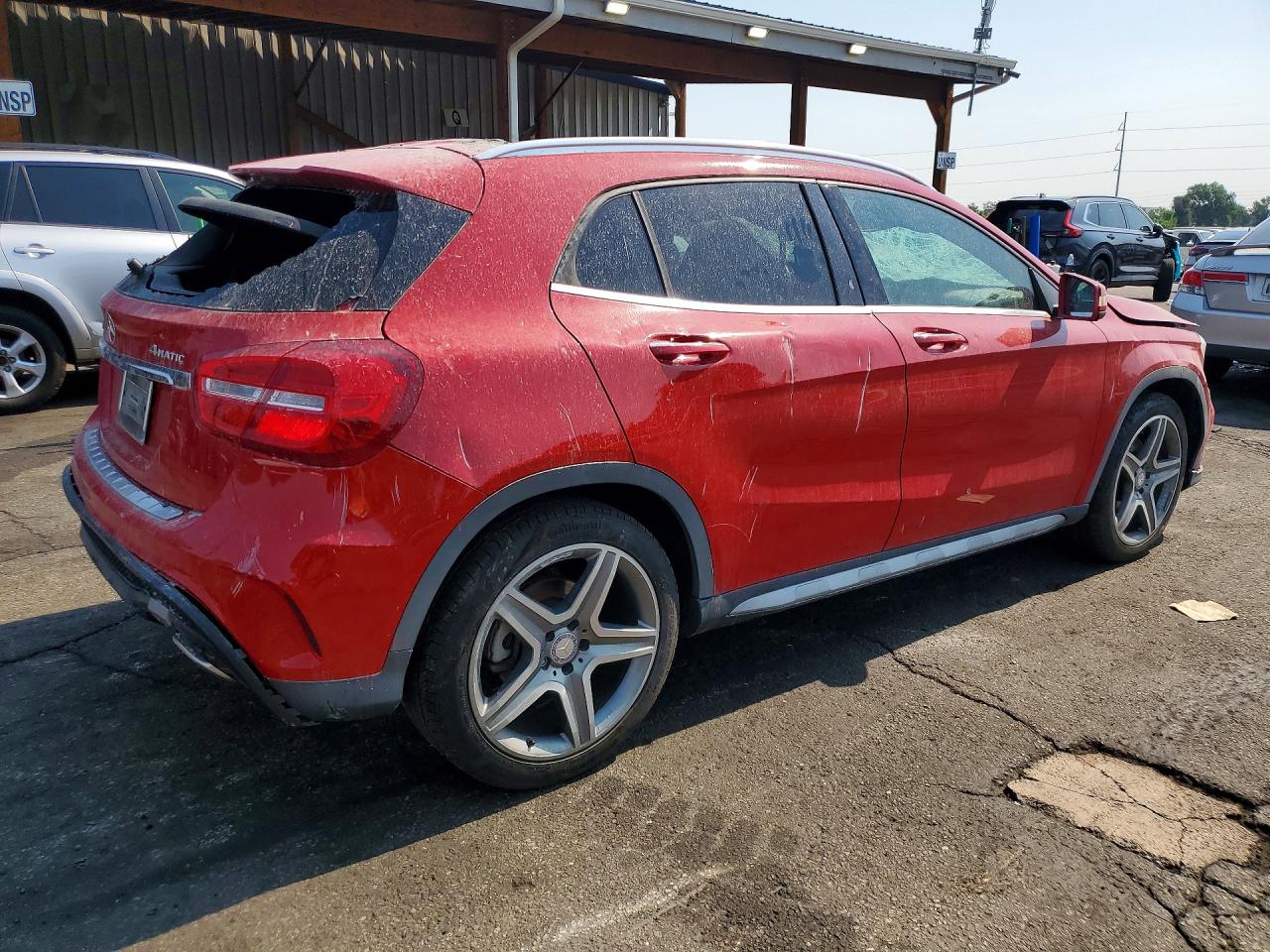 2015 Mercedes-benz Gla 250 4matic Красный vin: WDCTG4GB5FJ126083