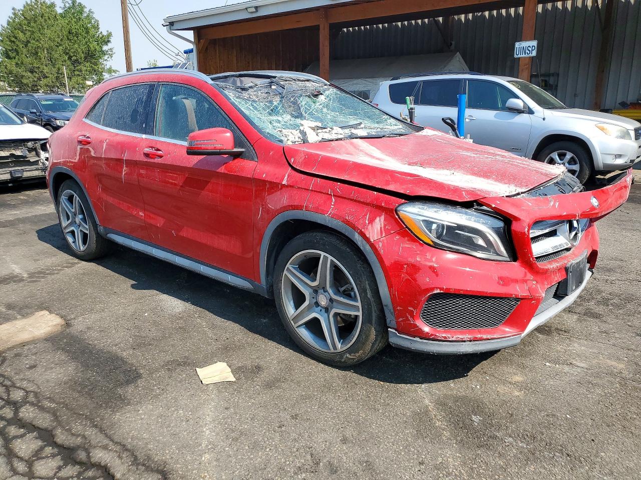 2015 Mercedes-benz Gla 250 4matic Красный vin: WDCTG4GB5FJ126083