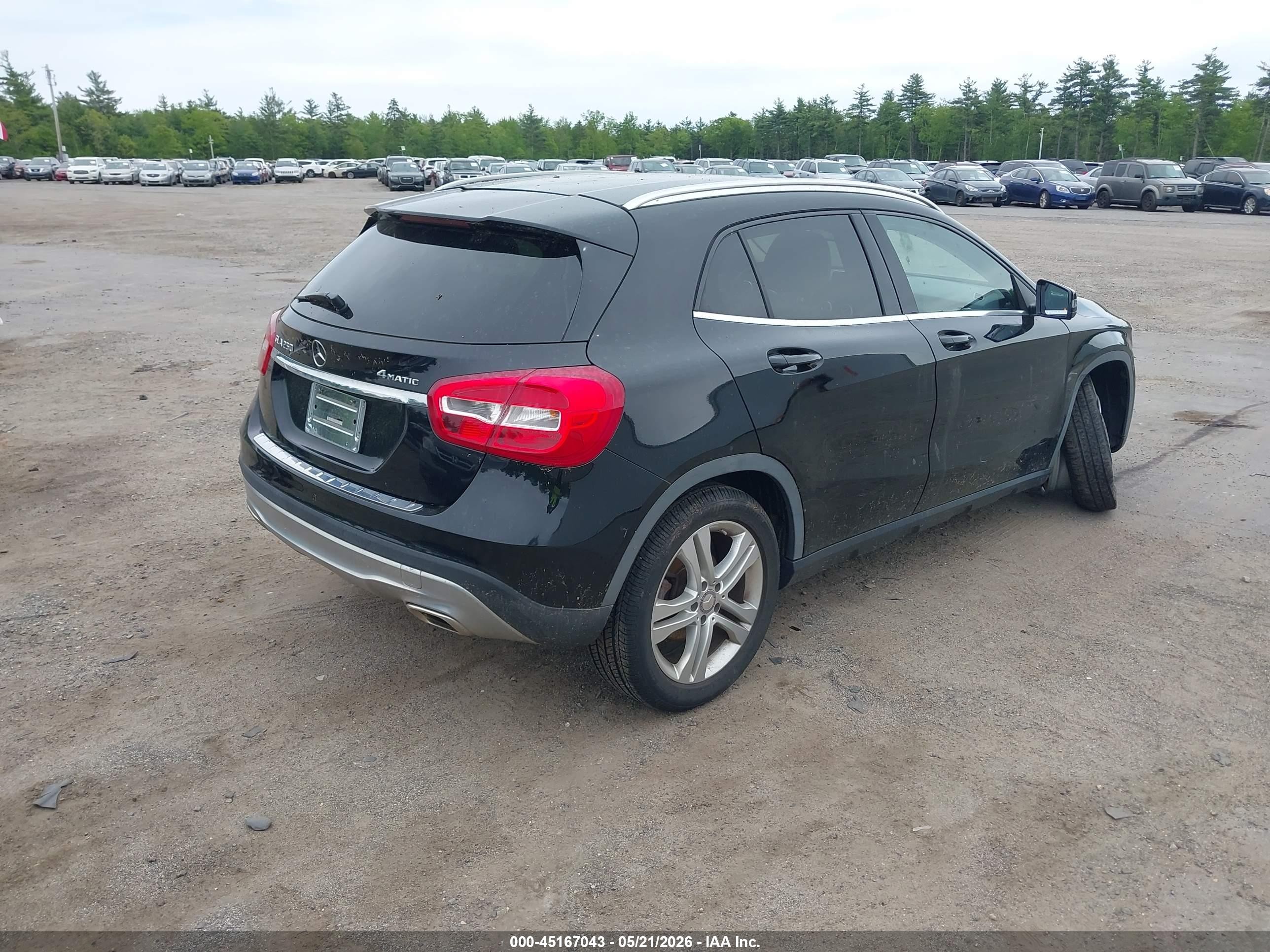 2015 Mercedes-benz Gla 250 4matic Черный vin: WDCTG4GB5FJ177521
