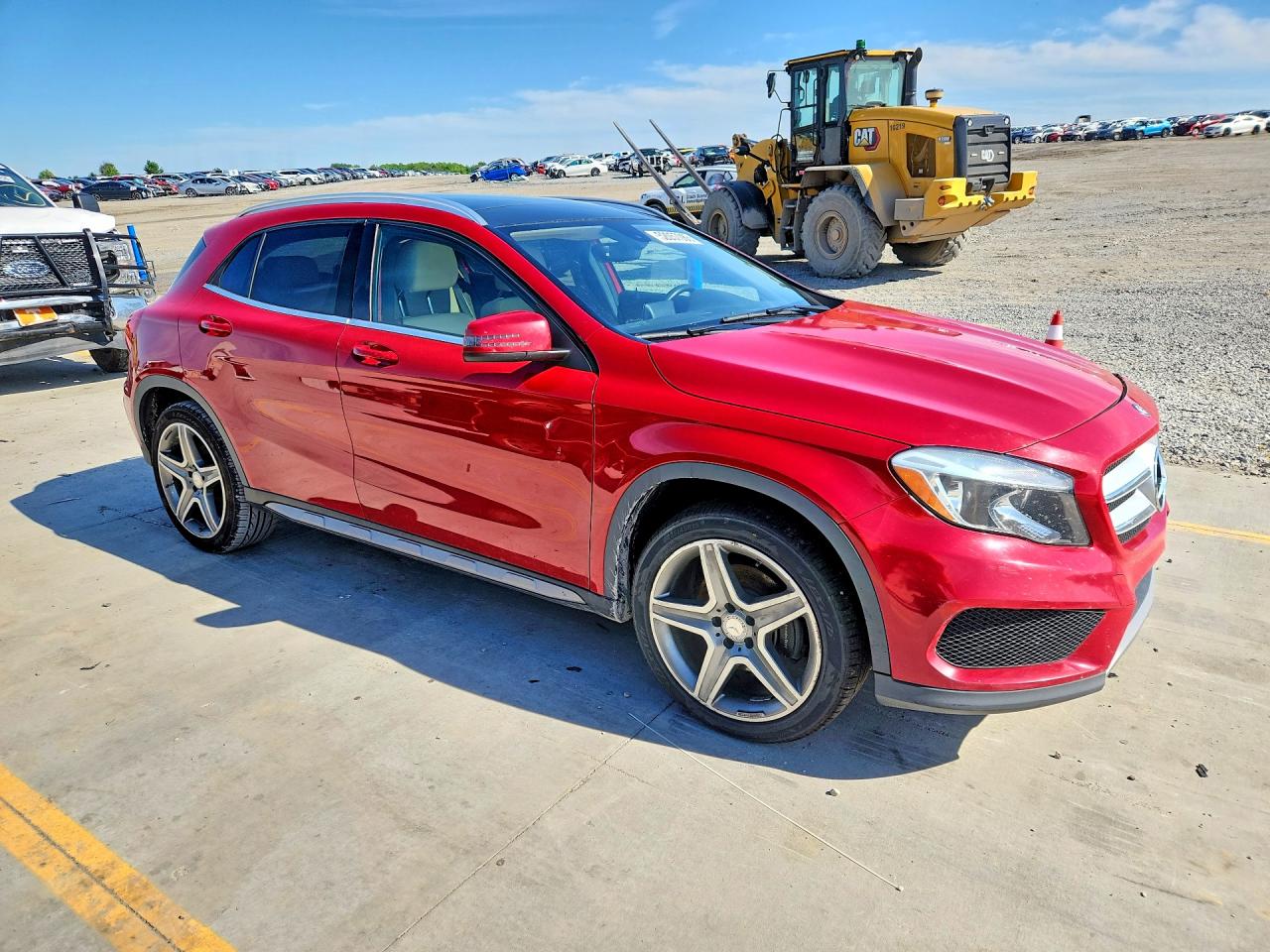 2015 Mercedes-benz Gla 250 4matic Red vin: WDCTG4GB6FJ077248