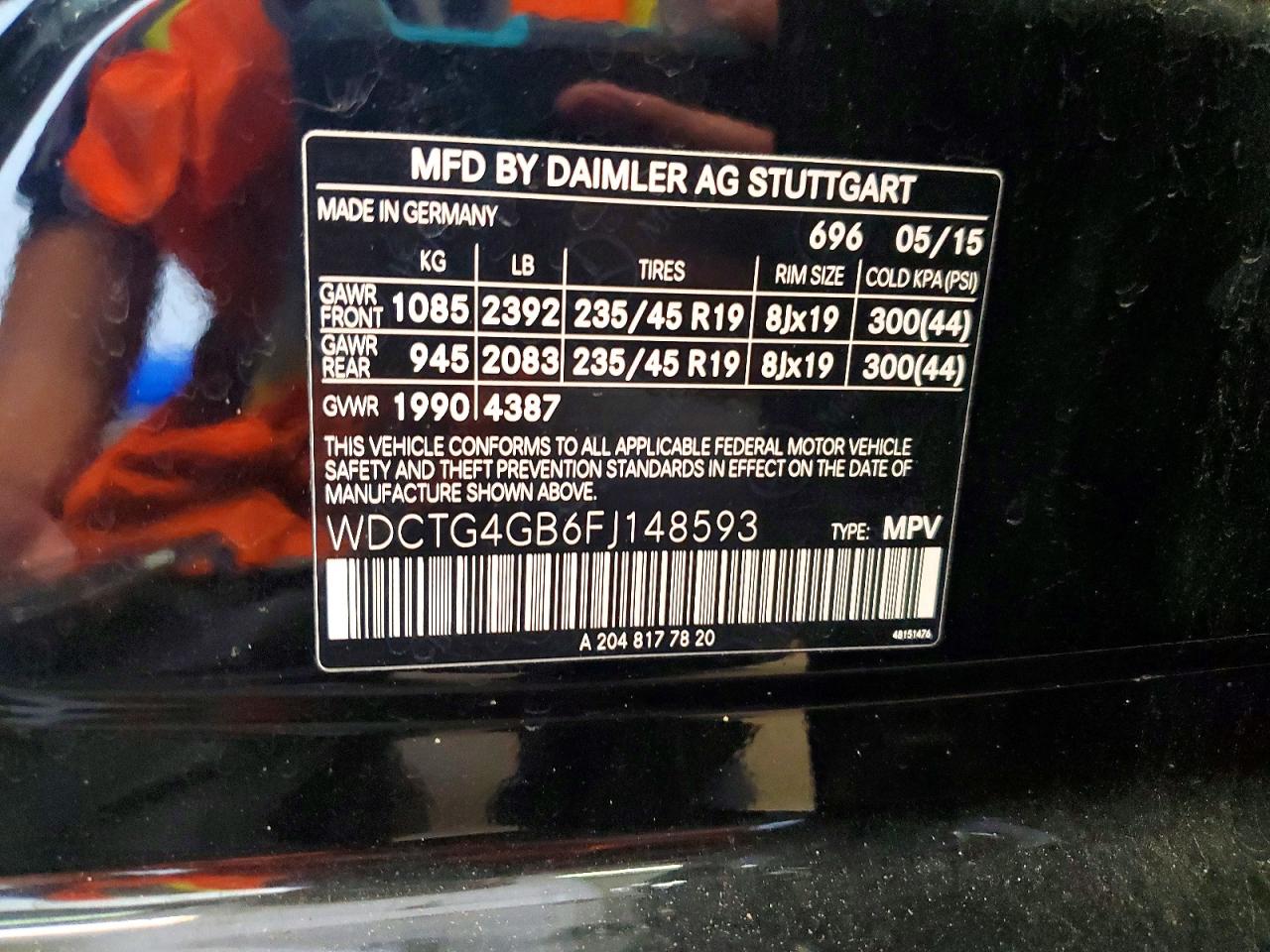 2015 Mercedes-benz Gla 250 4matic Black vin: WDCTG4GB6FJ148593