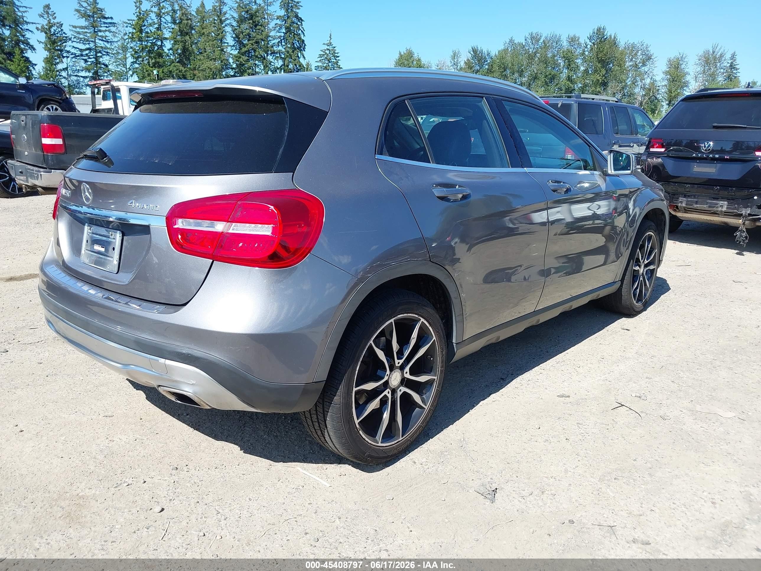 2015 Mercedes-benz Gla 250 4matic Gray vin: WDCTG4GB6FJ171789