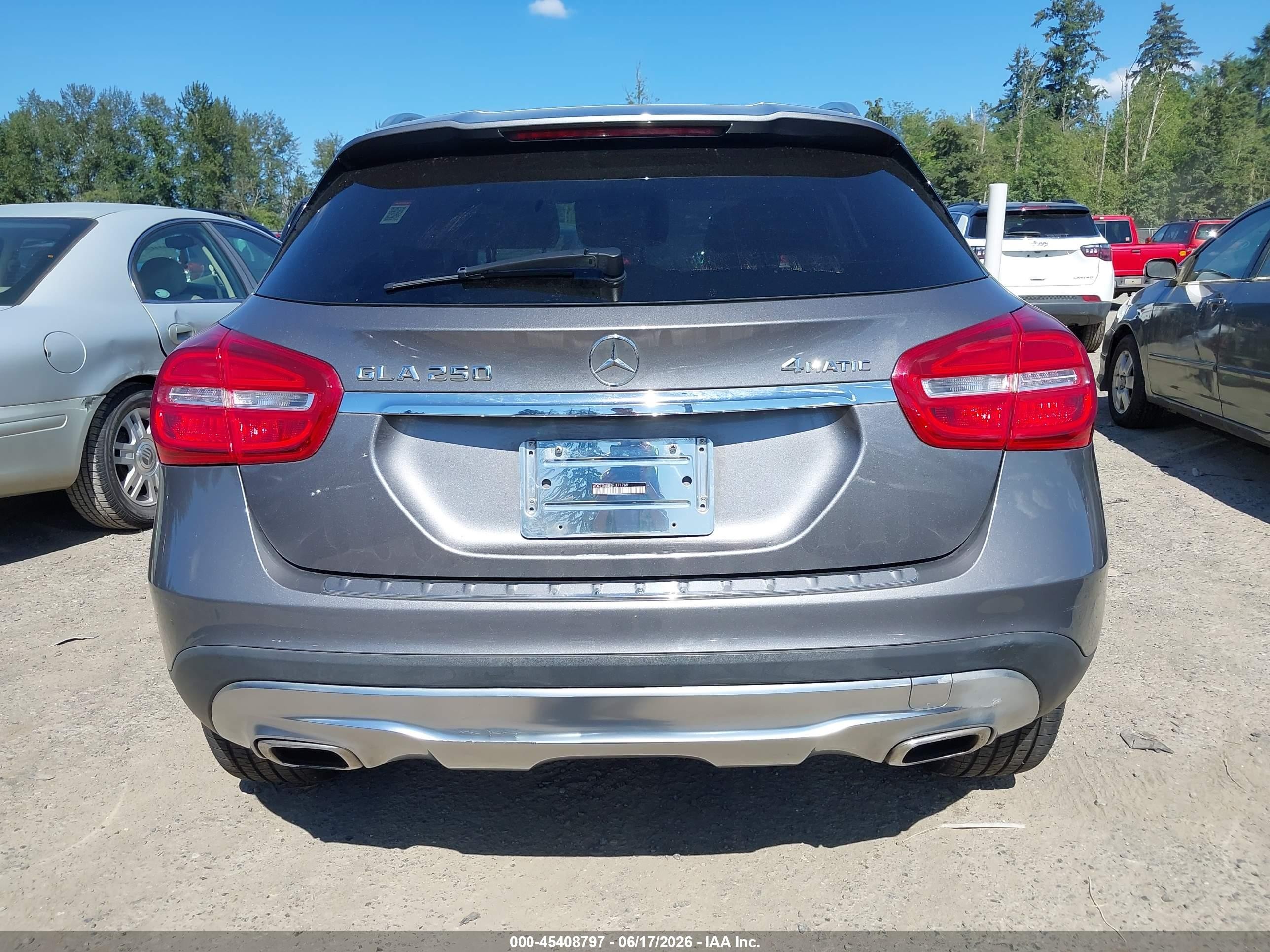 2015 Mercedes-benz Gla 250 4matic Gray vin: WDCTG4GB6FJ171789