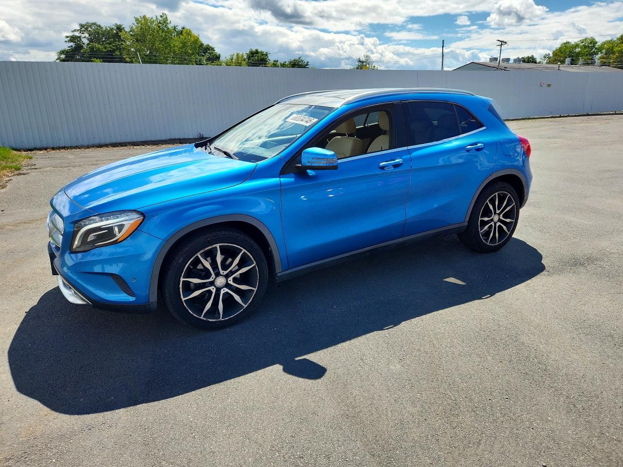 2015 Mercedes-benz Gla 250 4matic Blue vin: WDCTG4GB7FJ157500