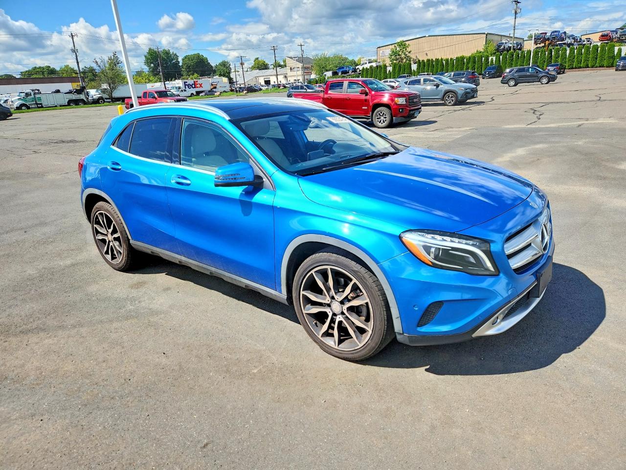 2015 Mercedes-benz Gla 250 4matic Blue vin: WDCTG4GB7FJ157500