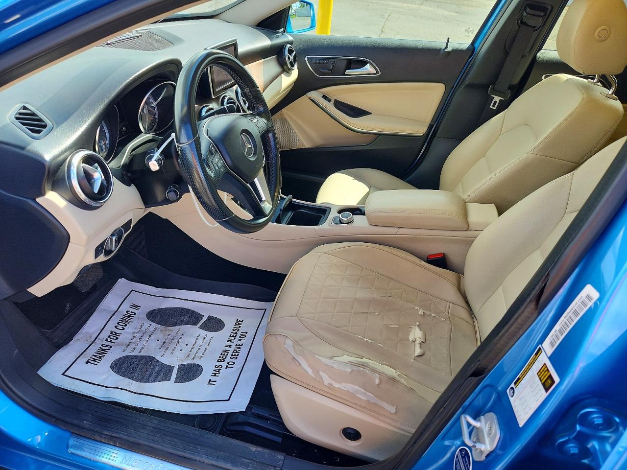 2015 Mercedes-benz Gla 250 4matic Blue vin: WDCTG4GB7FJ157500
