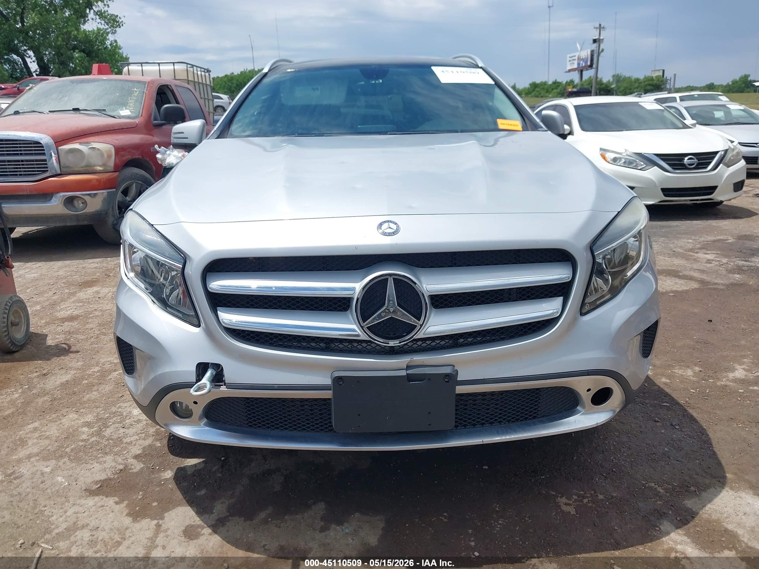 2015 Mercedes-benz Gla 250 4matic Silver vin: WDCTG4GB7FJ178721