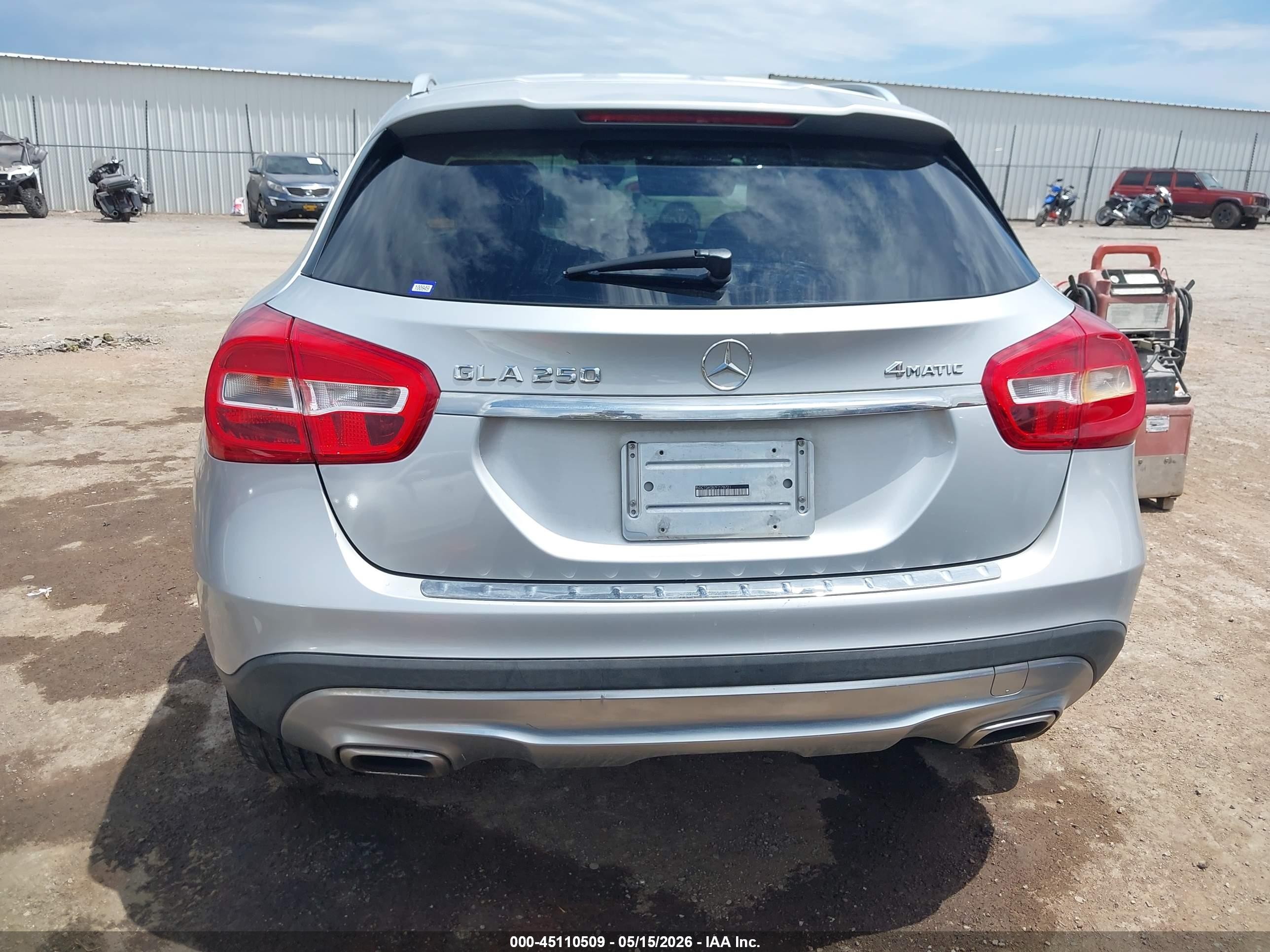2015 Mercedes-benz Gla 250 4matic Silver vin: WDCTG4GB7FJ178721