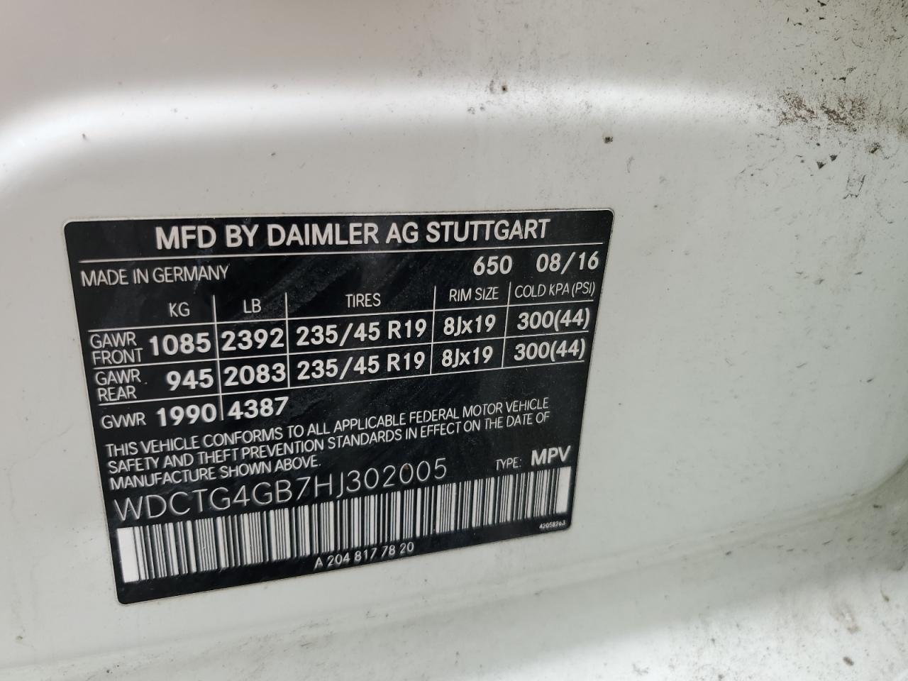 2017 Mercedes-benz Gla 250 4matic White vin: WDCTG4GB7HJ302005