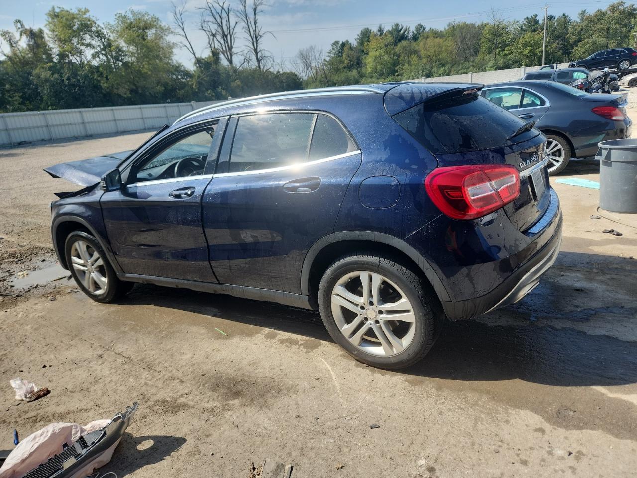 2017 Mercedes-benz Gla 250 4matic Синий vin: WDCTG4GB7HJ318172
