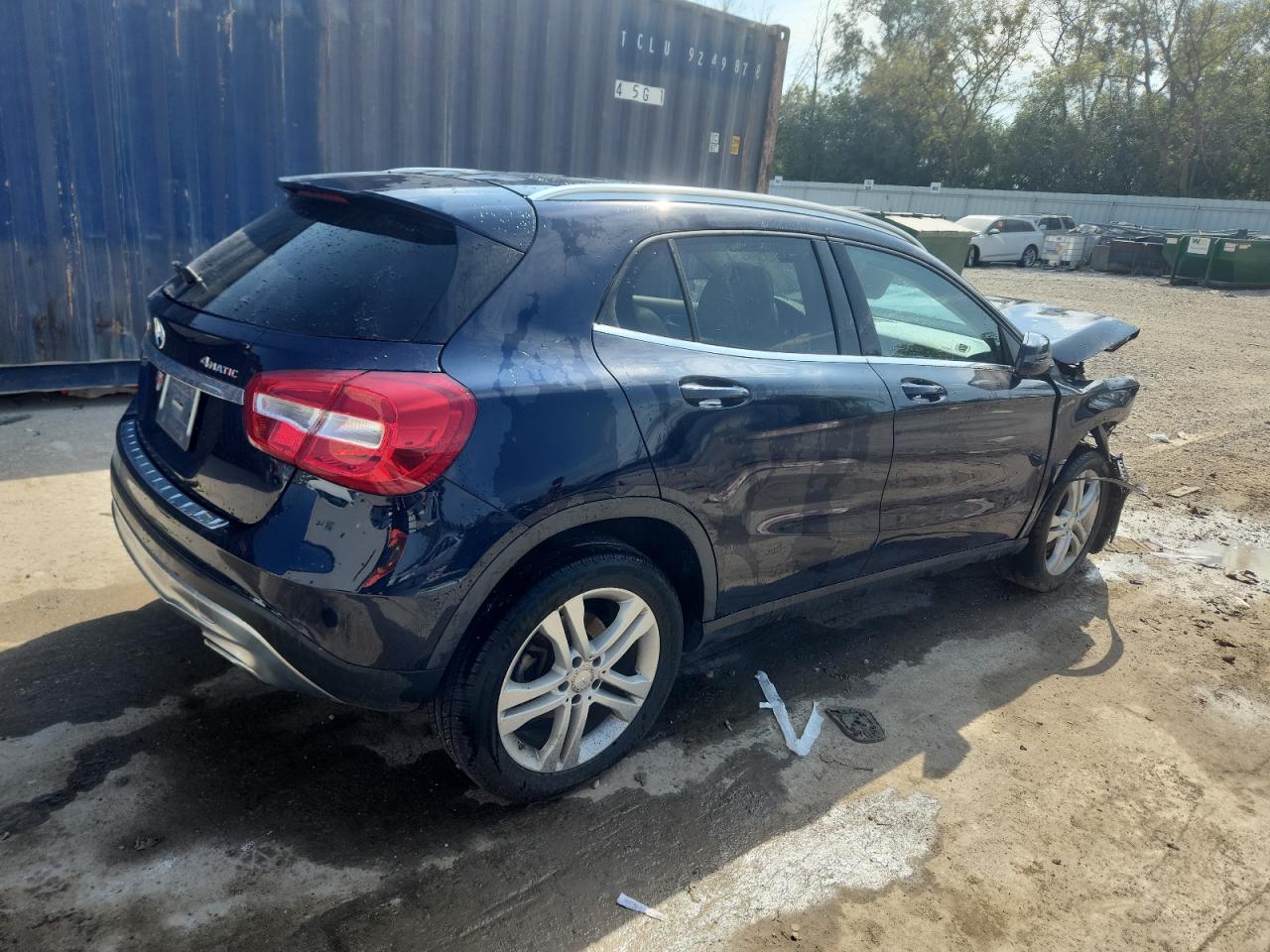 2017 Mercedes-benz Gla 250 4matic Синий vin: WDCTG4GB7HJ318172