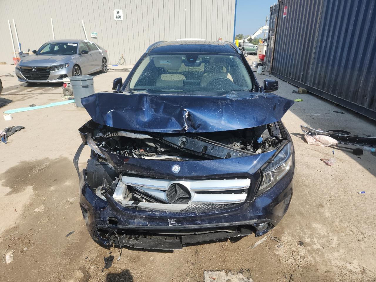2017 Mercedes-benz Gla 250 4matic Синий vin: WDCTG4GB7HJ318172