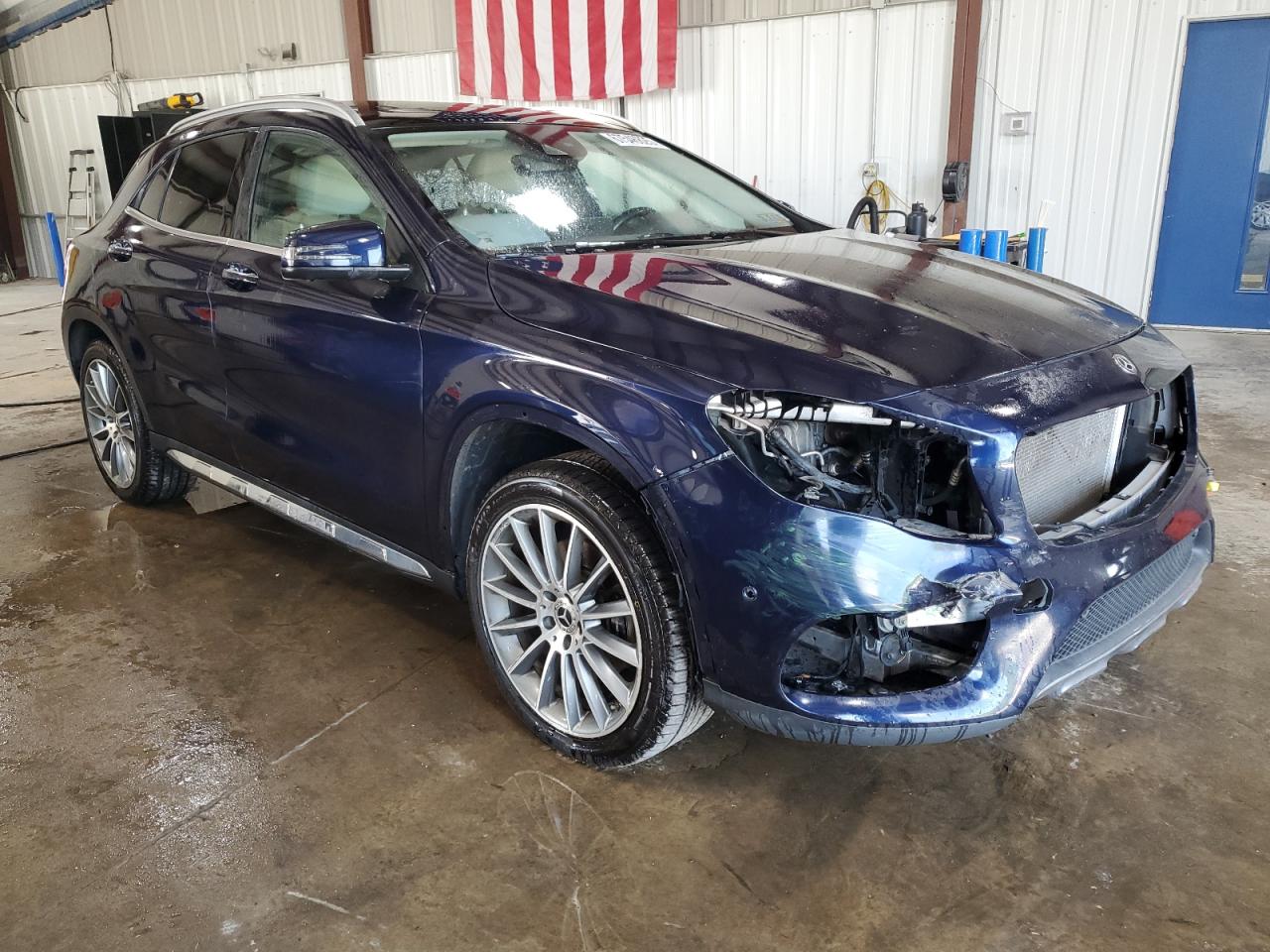 2018 Mercedes-benz Gla 250 4matic Синий vin: WDCTG4GB7JJ491261