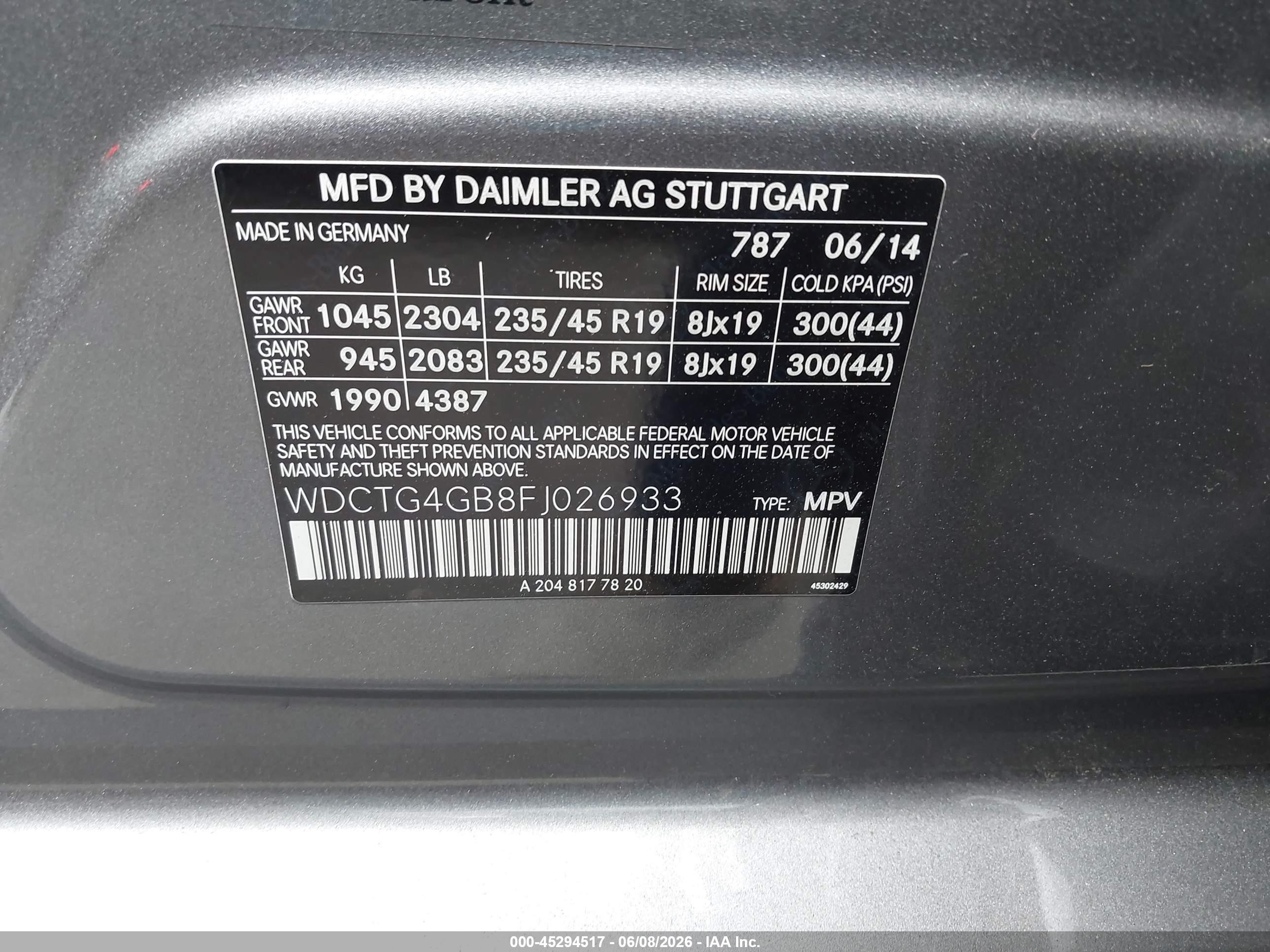 2015 Mercedes-benz Gla 250 4matic Gray vin: WDCTG4GB8FJ026933