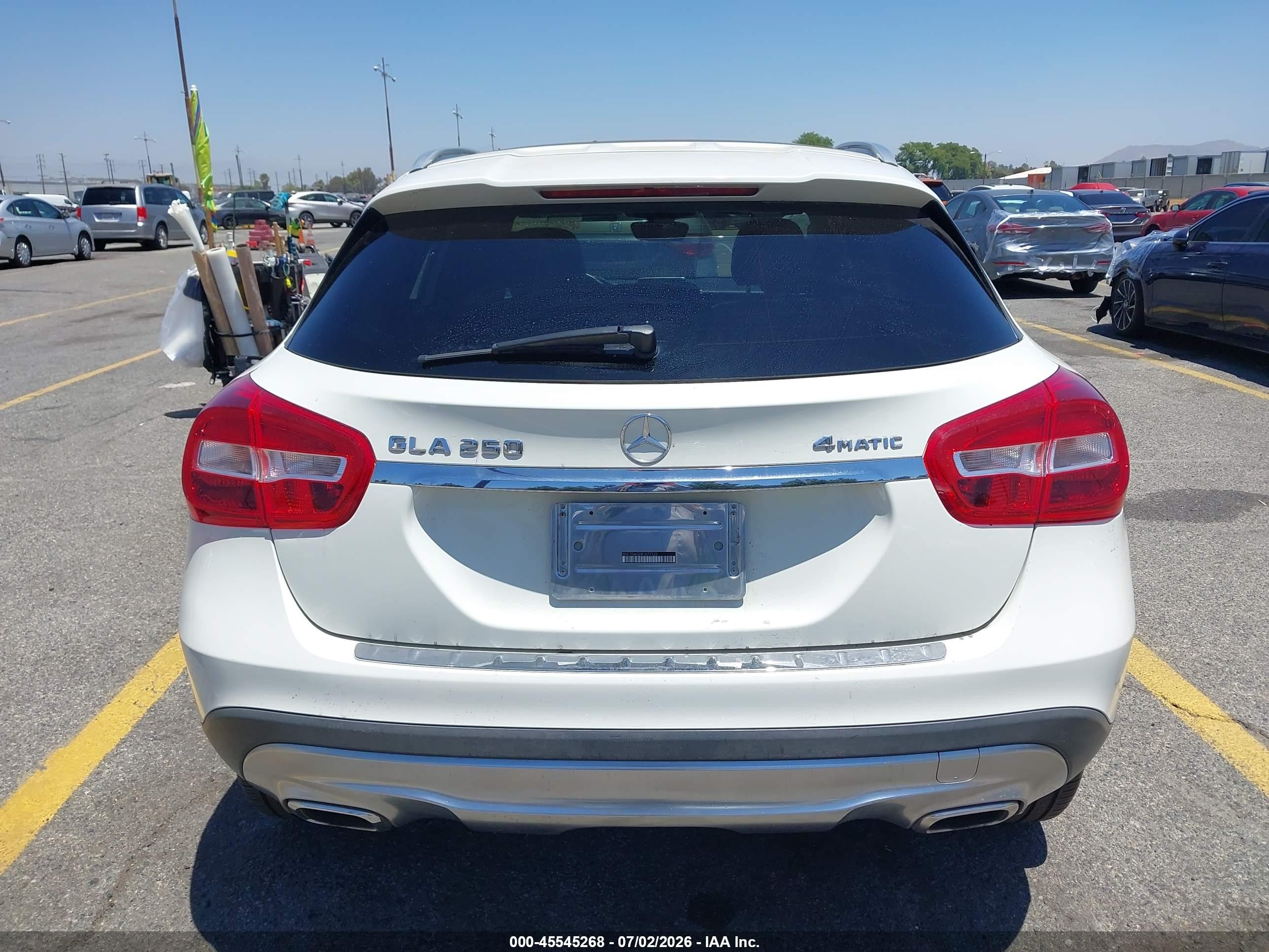 2015 Mercedes-benz Gla 250 4matic White vin: WDCTG4GB8FJ077333
