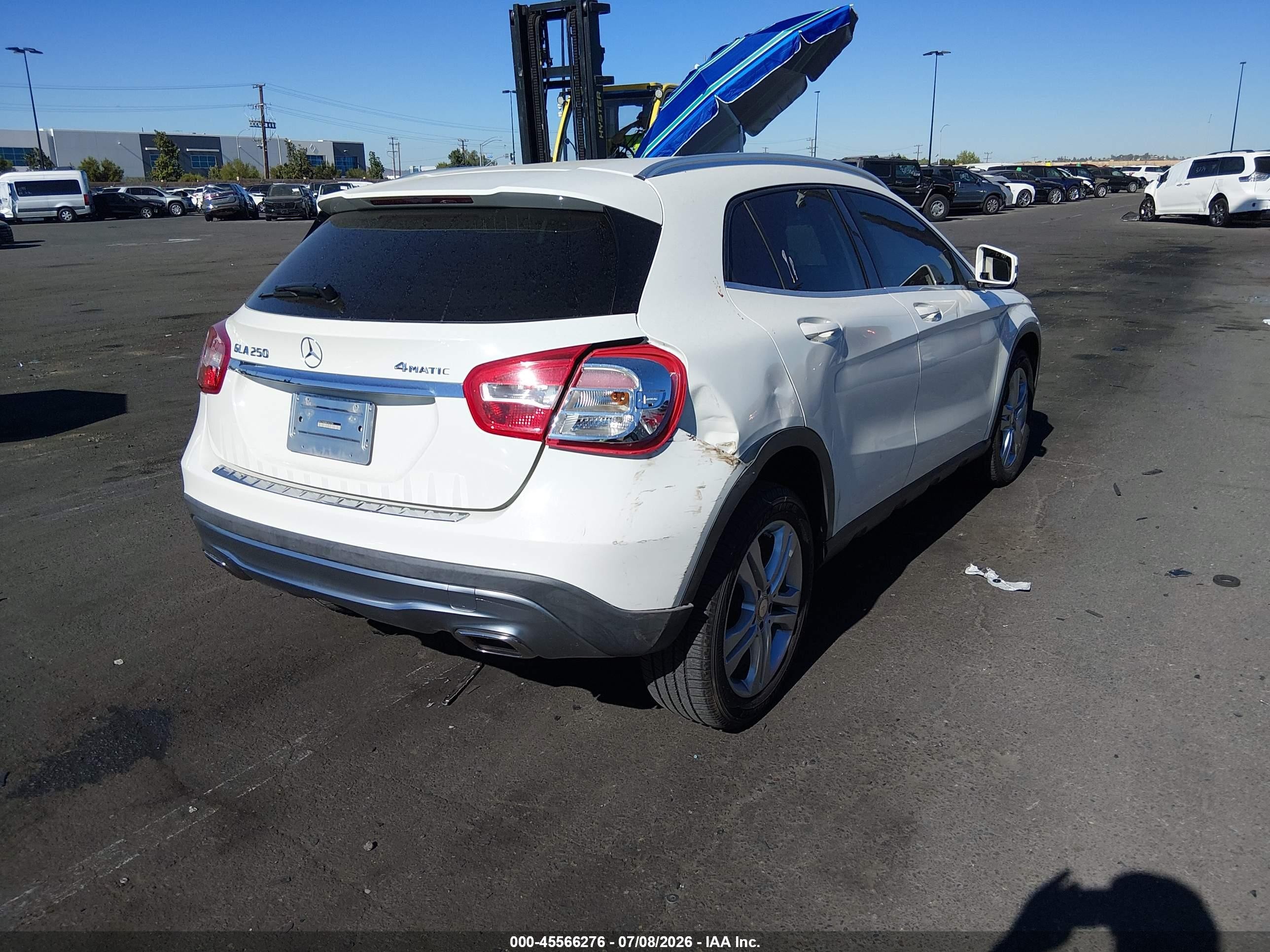 2015 Mercedes-benz Gla 250 4matic White vin: WDCTG4GB8FJ083908