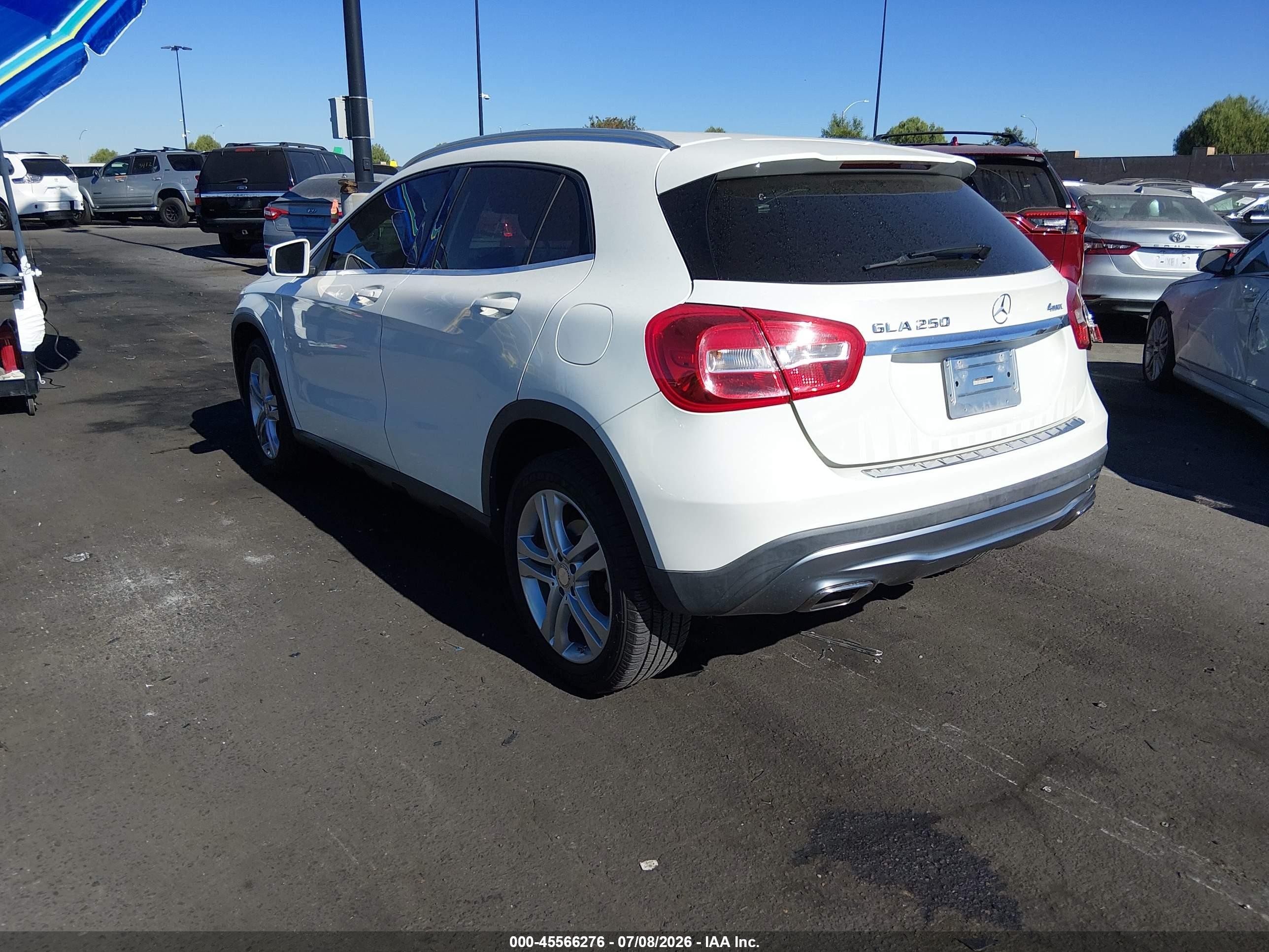 2015 Mercedes-benz Gla 250 4matic White vin: WDCTG4GB8FJ083908