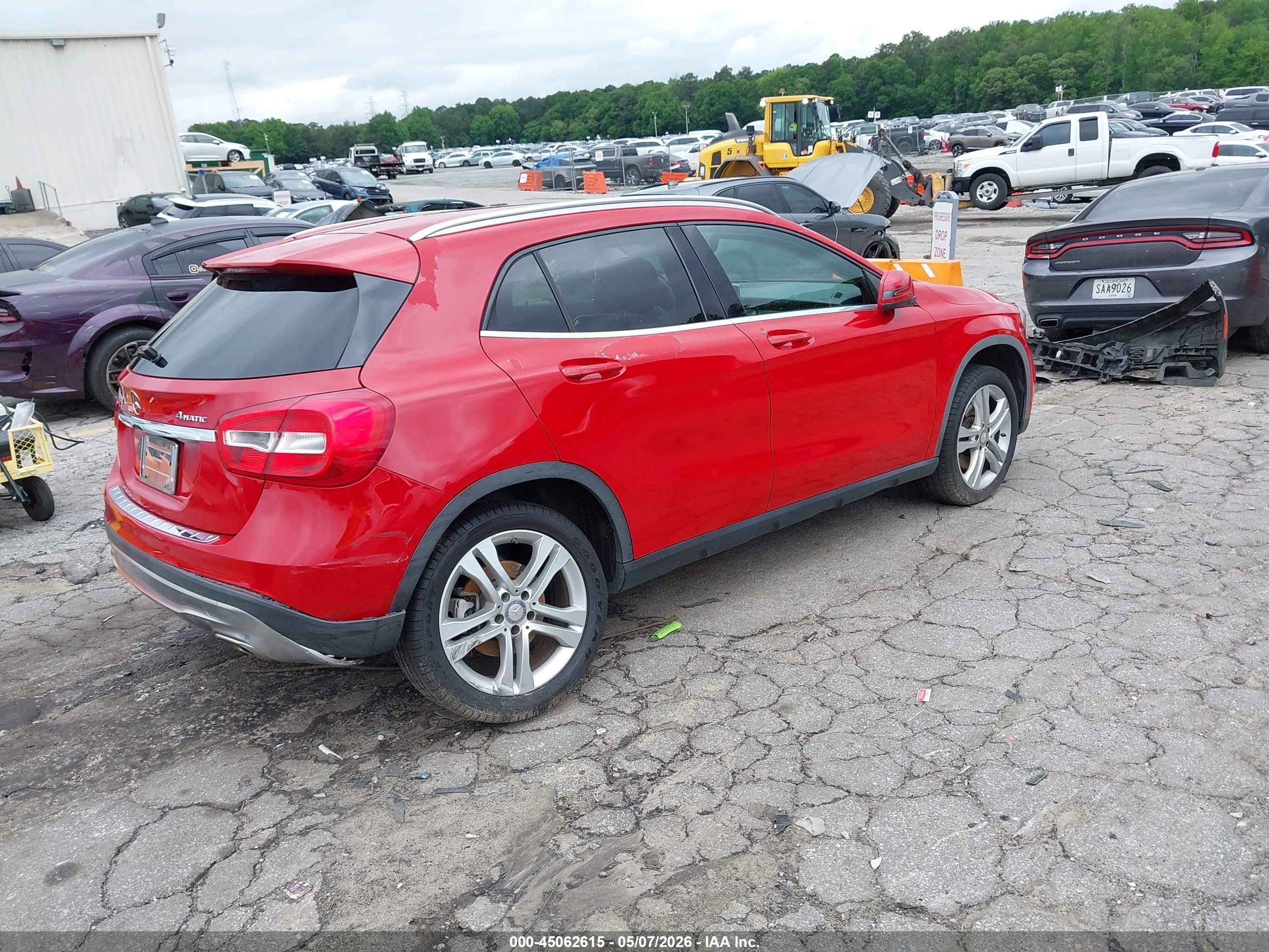 2015 Mercedes-benz Gla 250 4matic Red vin: WDCTG4GB8FJ115045