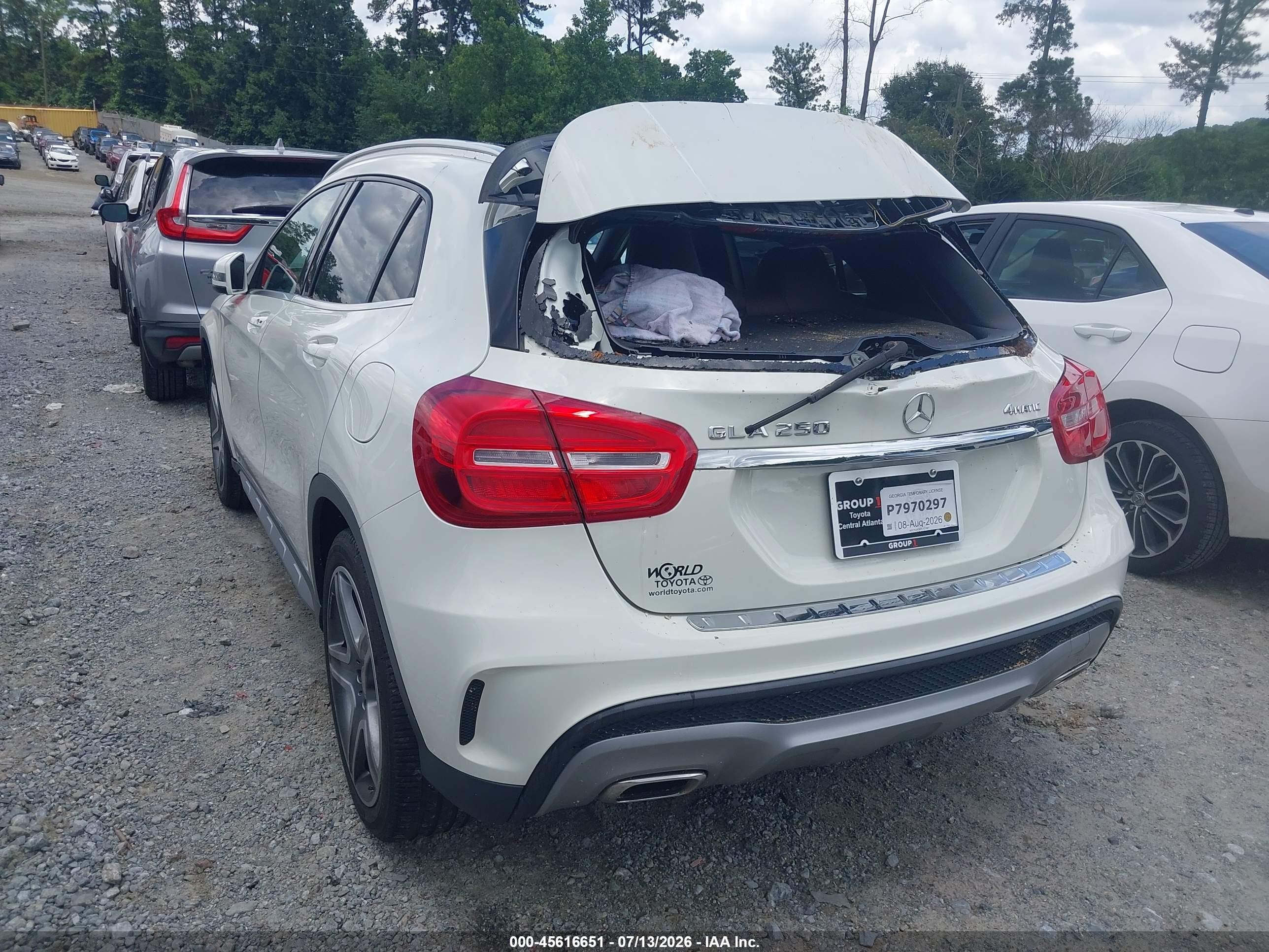 2015 Mercedes-benz Gla 250 4matic White vin: WDCTG4GB8FJ127681