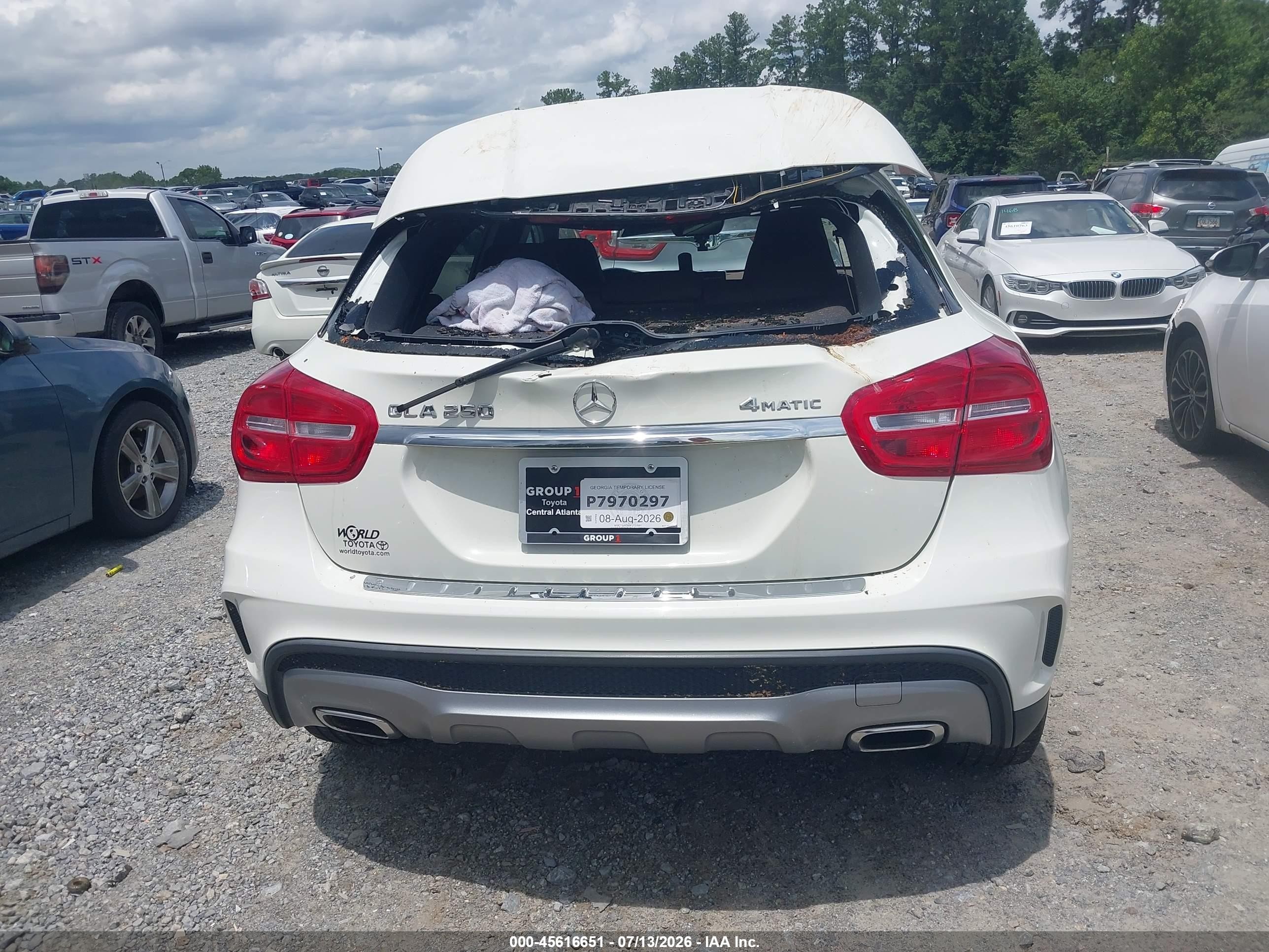 2015 Mercedes-benz Gla 250 4matic White vin: WDCTG4GB8FJ127681