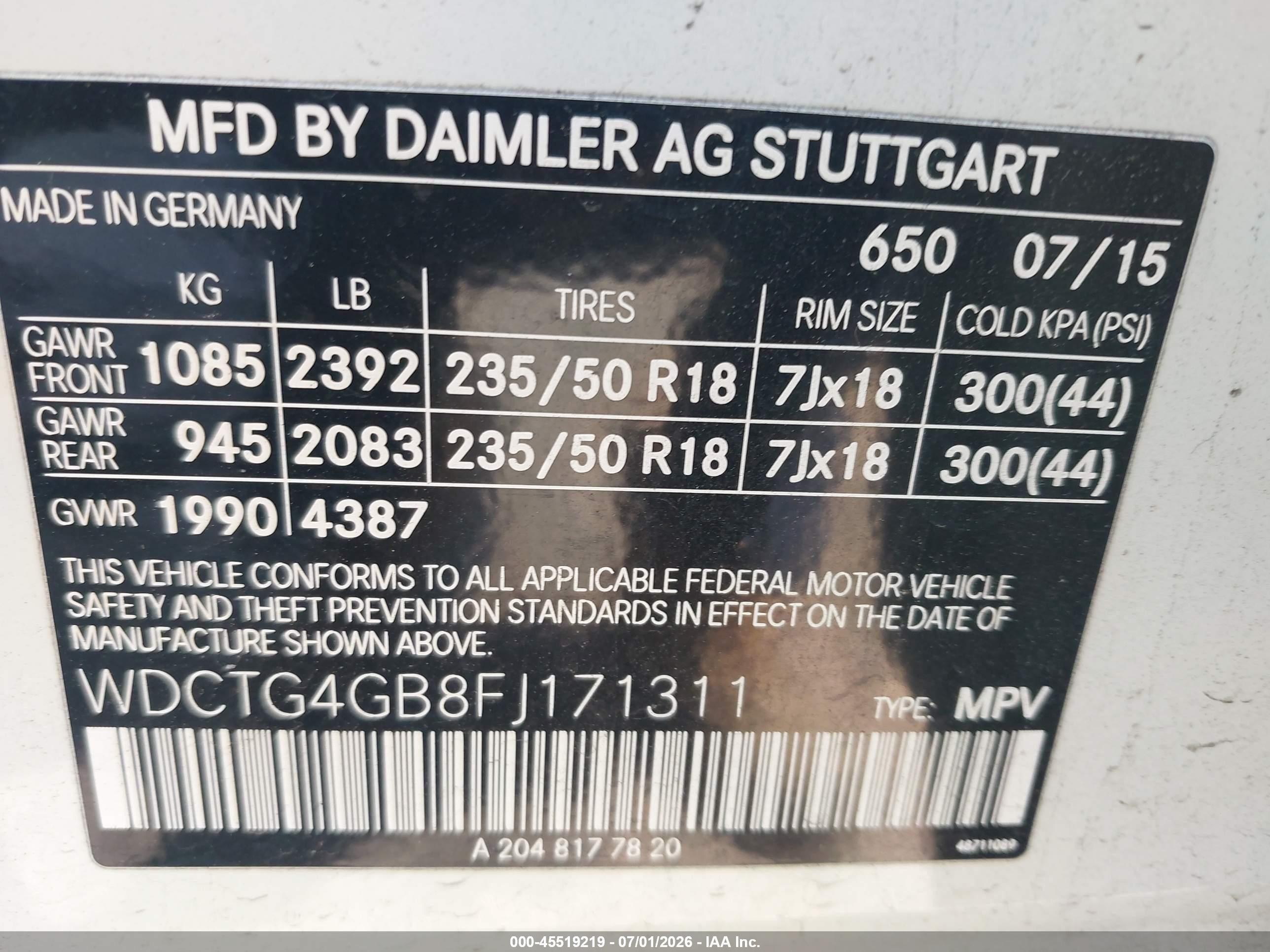 2015 Mercedes-benz Gla 250 4matic White vin: WDCTG4GB8FJ171311