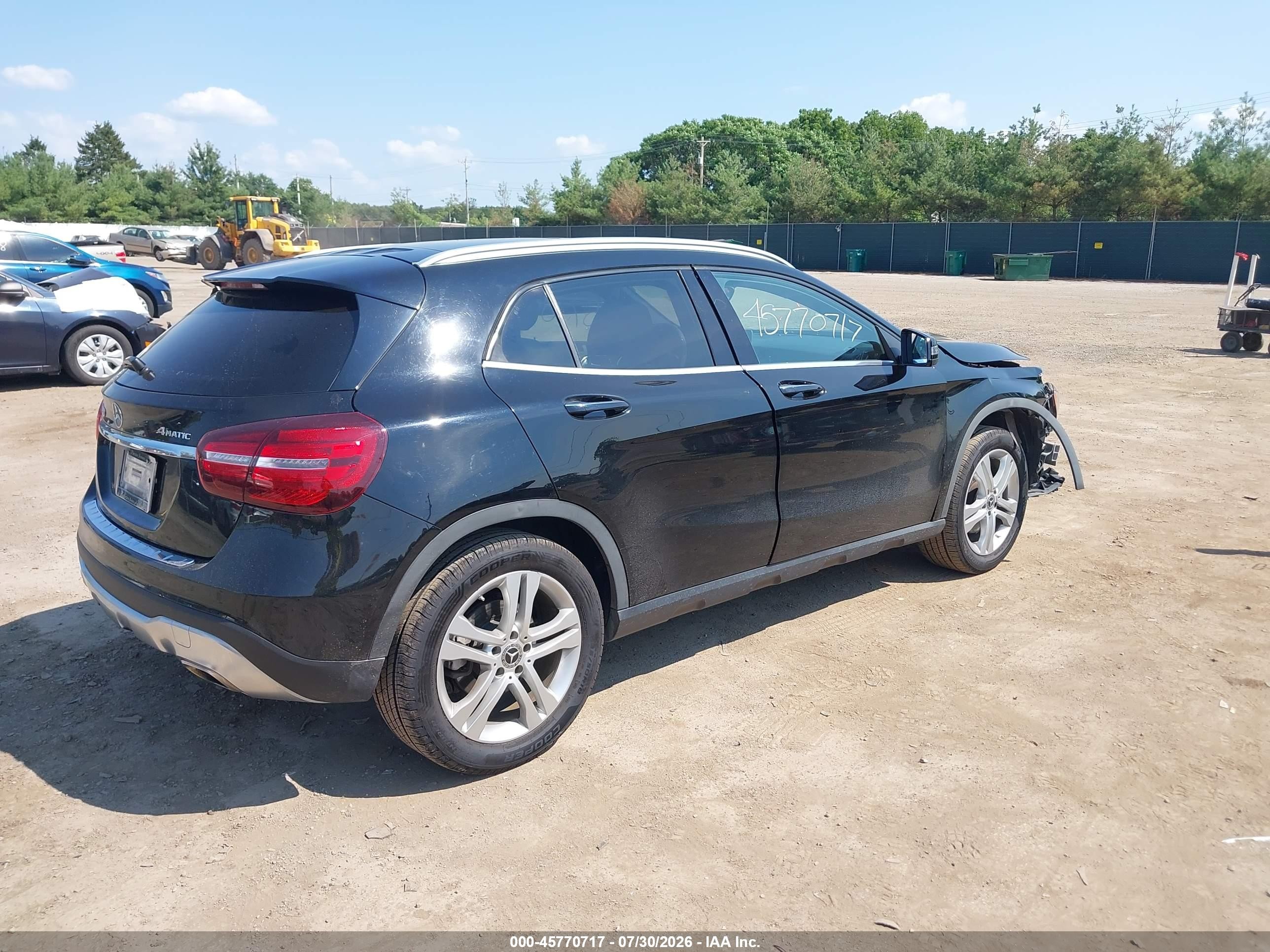 2019 Mercedes-benz Gla 250 4matic Черный vin: WDCTG4GB8KJ550237