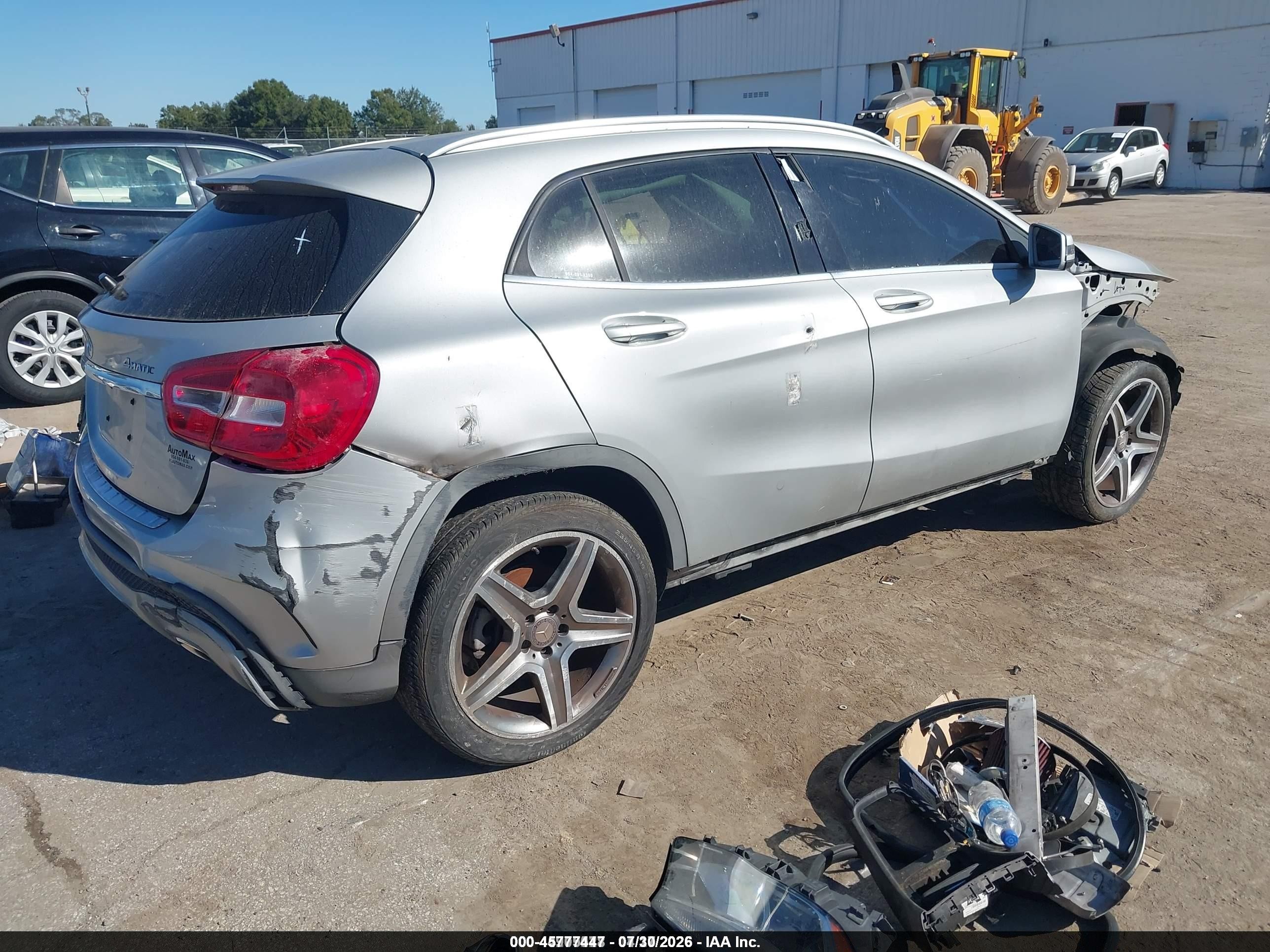 2015 Mercedes-benz Gla 250 4matic Silver vin: WDCTG4GB9FJ089913