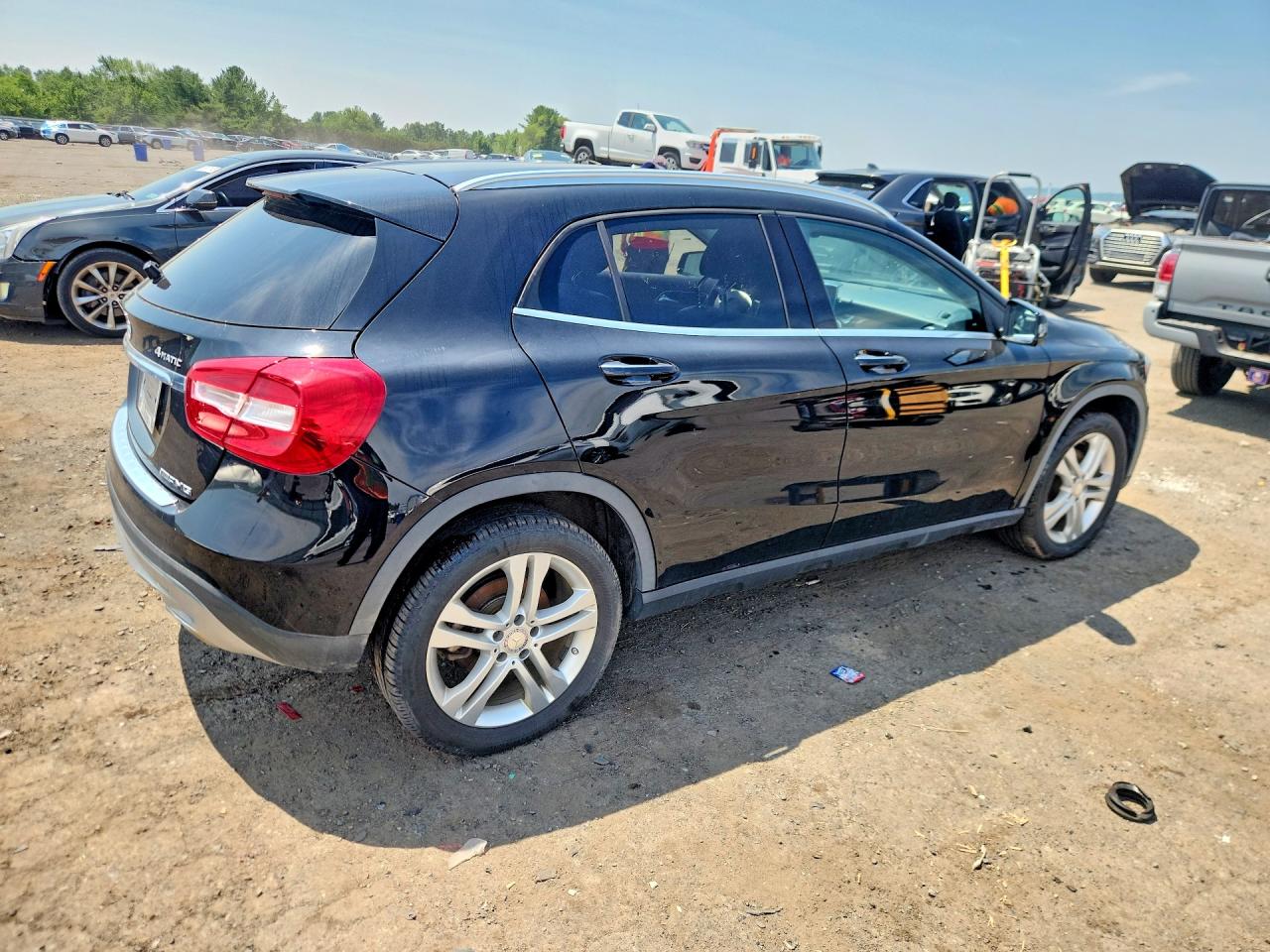 2015 Mercedes-benz Gla 250 4matic Black vin: WDCTG4GB9FJ110775