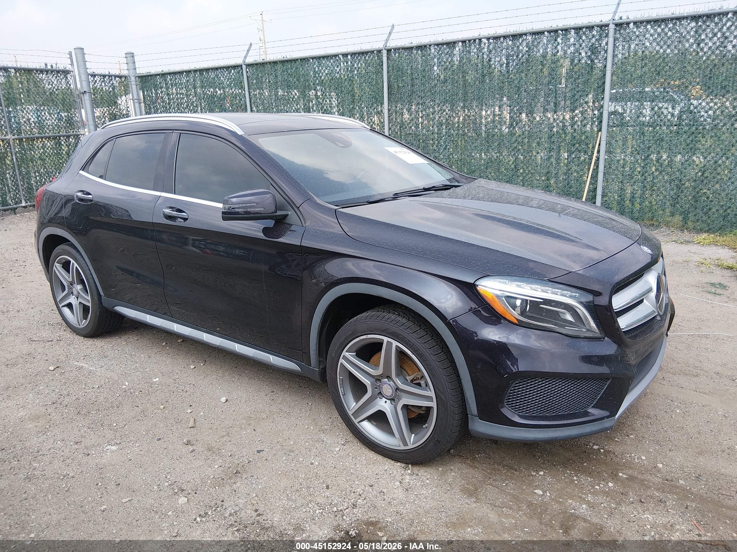 2015 Mercedes-benz Gla 250 4matic Black vin: WDCTG4GB9FJ161760