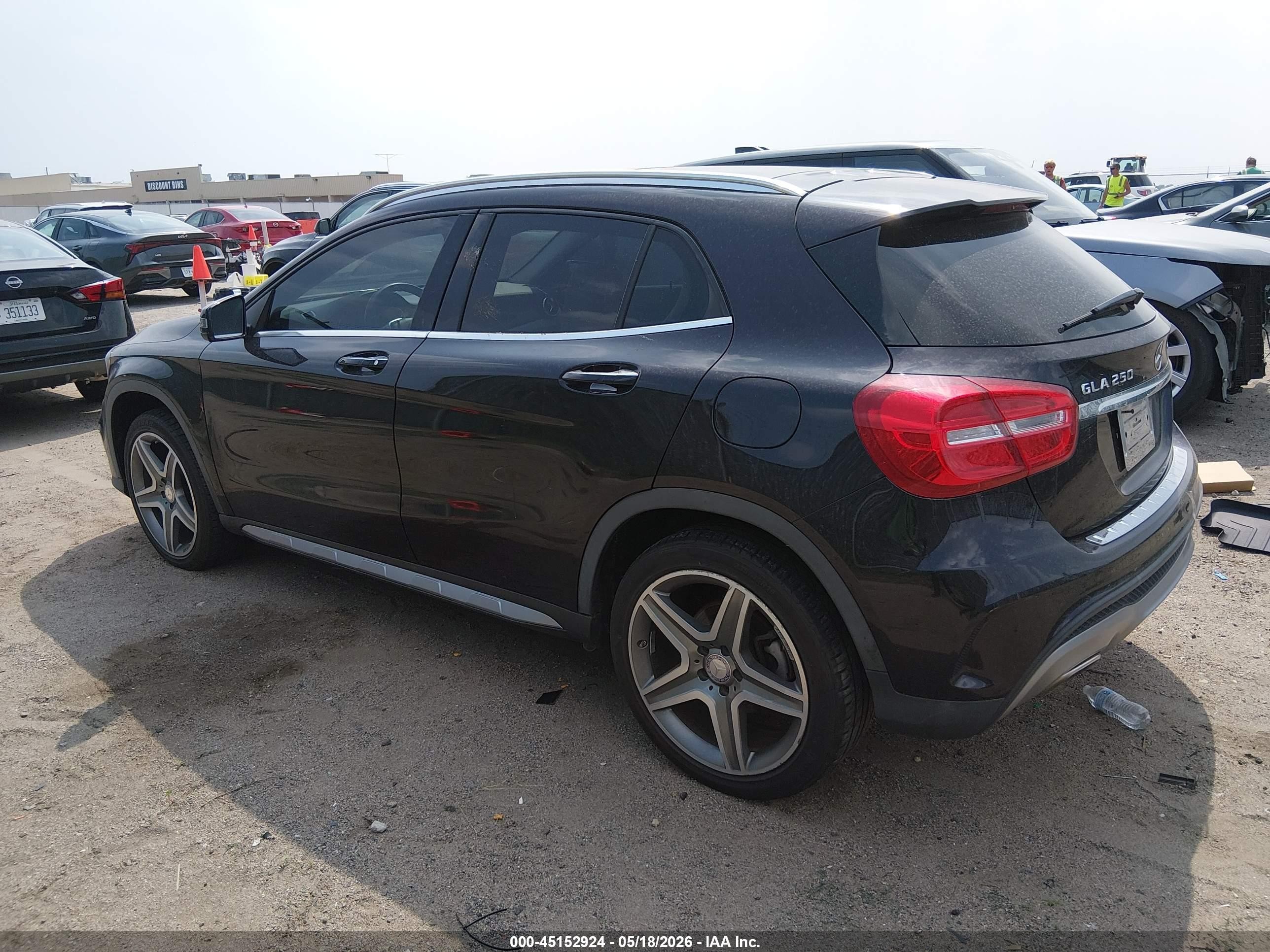 2015 Mercedes-benz Gla 250 4matic Black vin: WDCTG4GB9FJ161760
