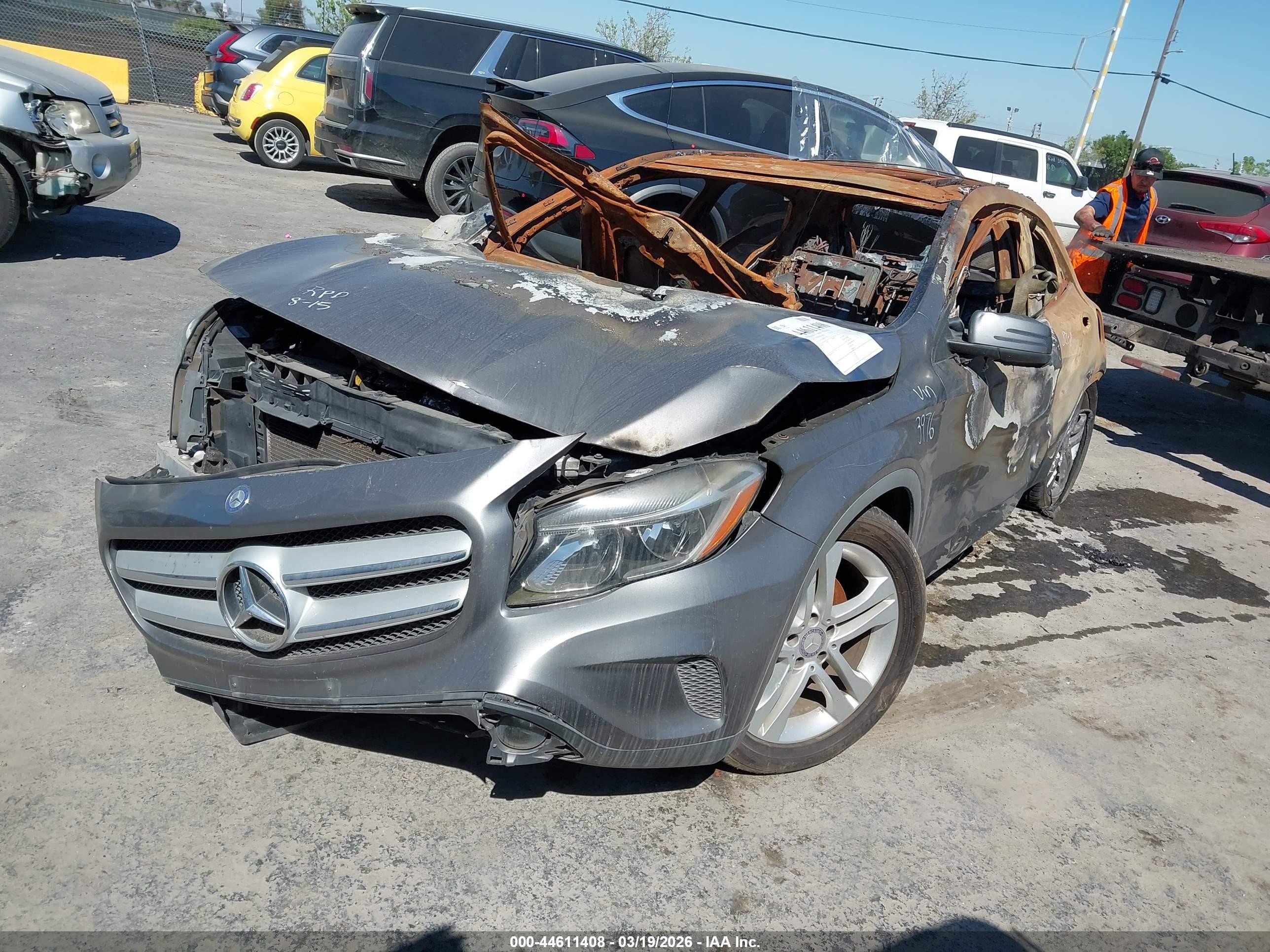 2015 Mercedes-benz Gla 250 4matic Gray vin: WDCTG4GB9FJ163976
