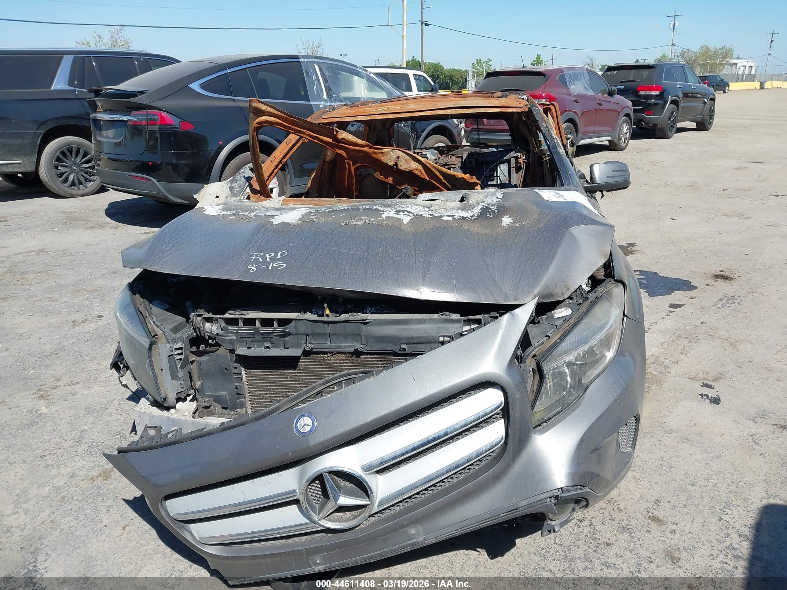 2015 Mercedes-benz Gla 250 4matic Gray vin: WDCTG4GB9FJ163976
