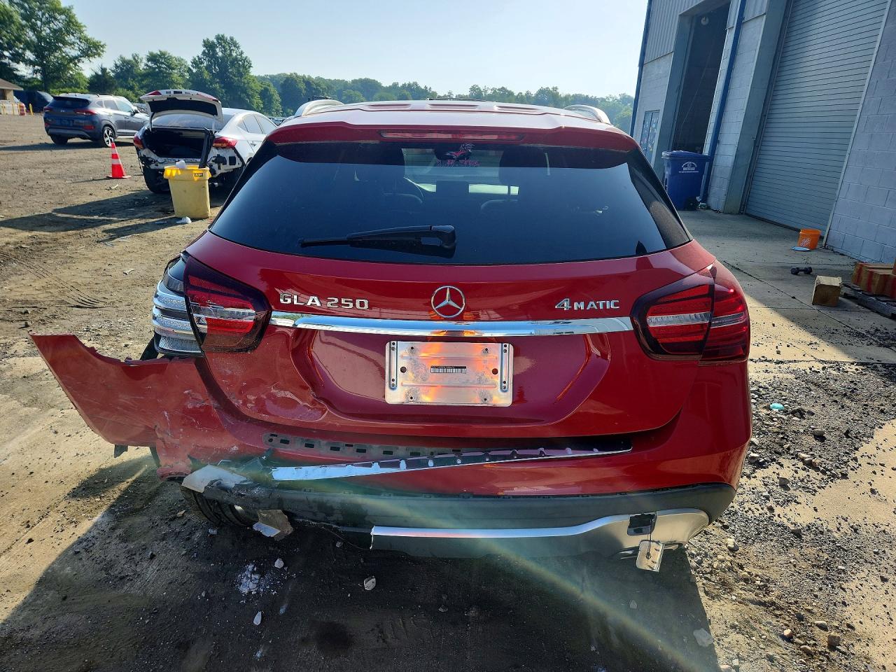 2019 Mercedes-benz Gla 250 4matic Red vin: WDCTG4GB9KJ550473