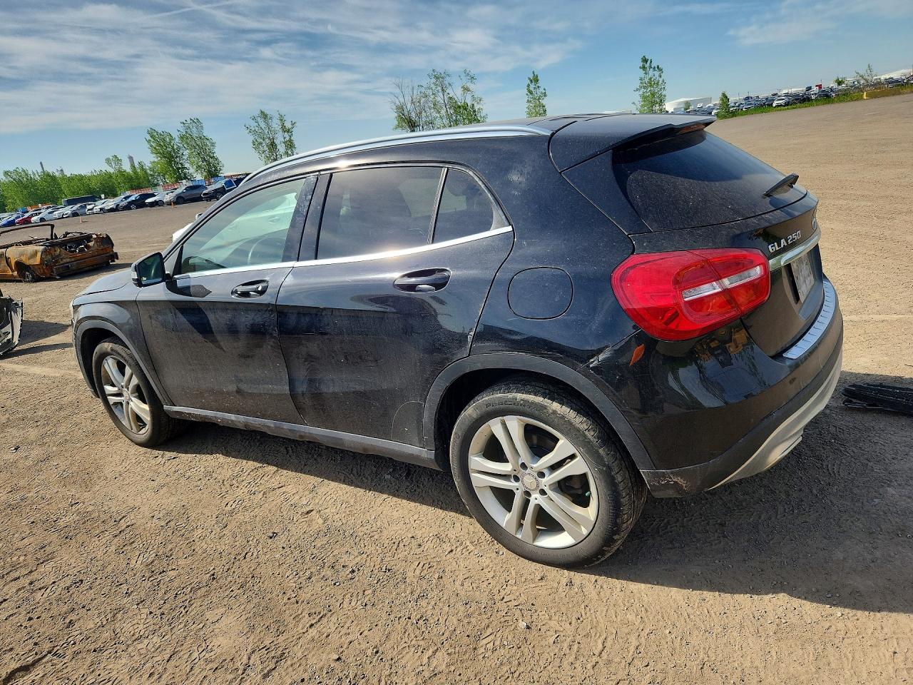 2015 Mercedes-benz Gla 250 4matic Black vin: WDCTG4GBXFJ036508